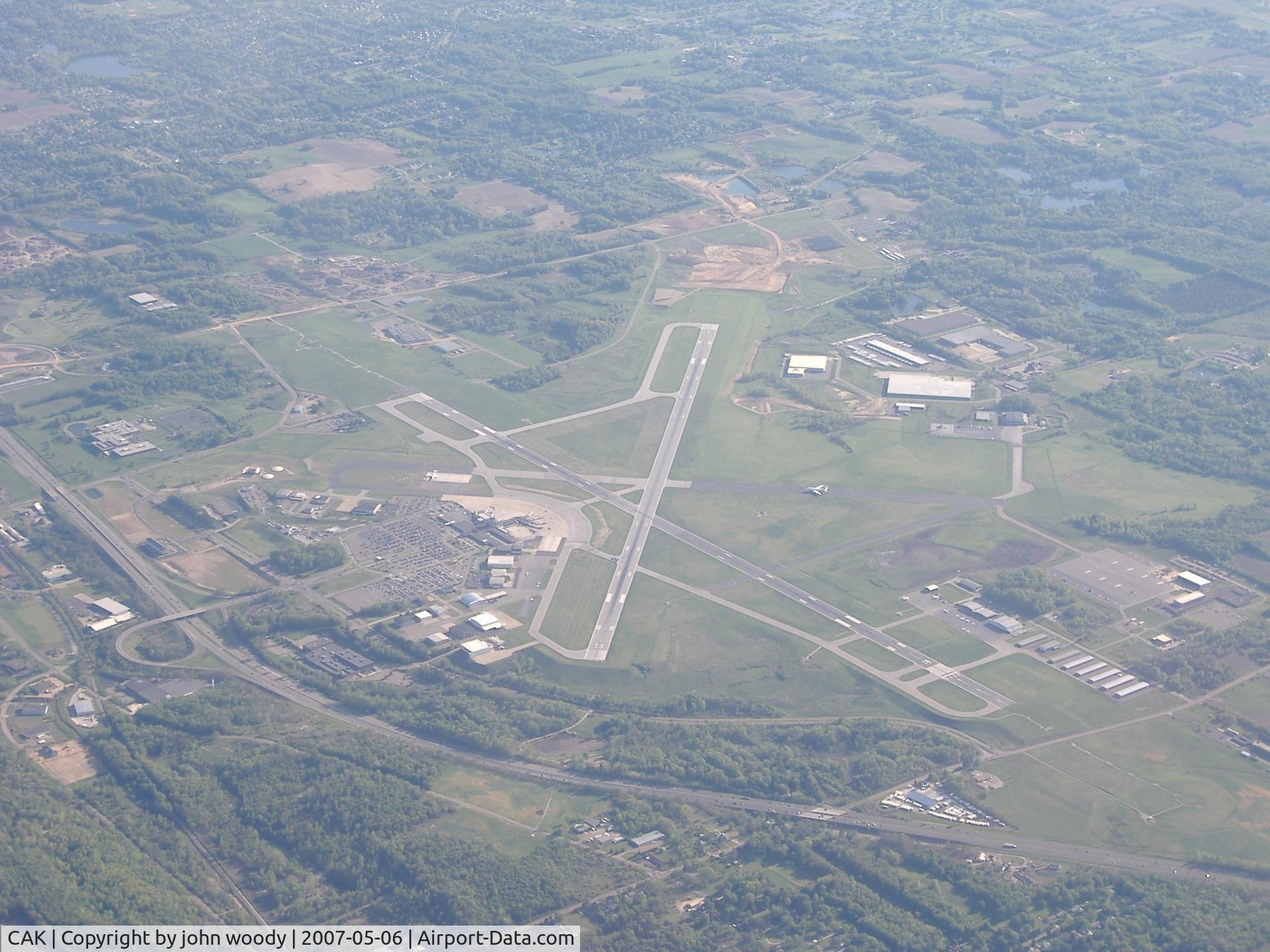 Akron-canton Regional Airport (CAK) - overview looking southwest