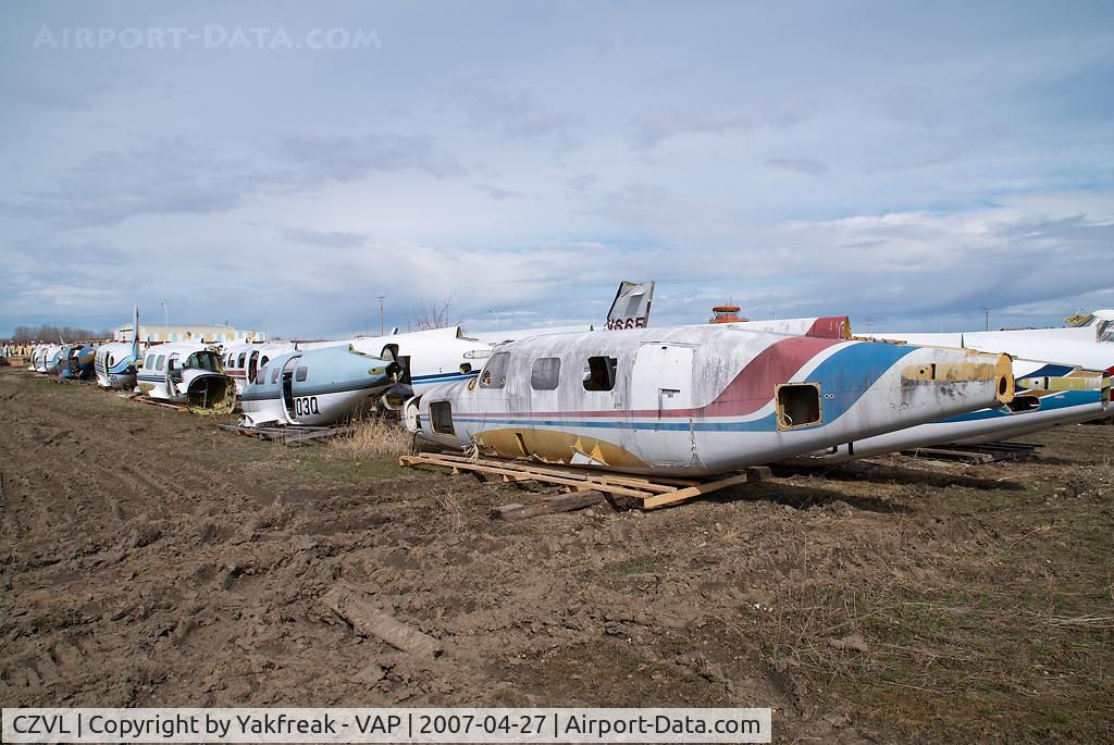 Edmonton/Villeneuve Airport (Villeneuve Airport), Villeneuve, Alberta Canada (CZVL) - Scrapyard overview