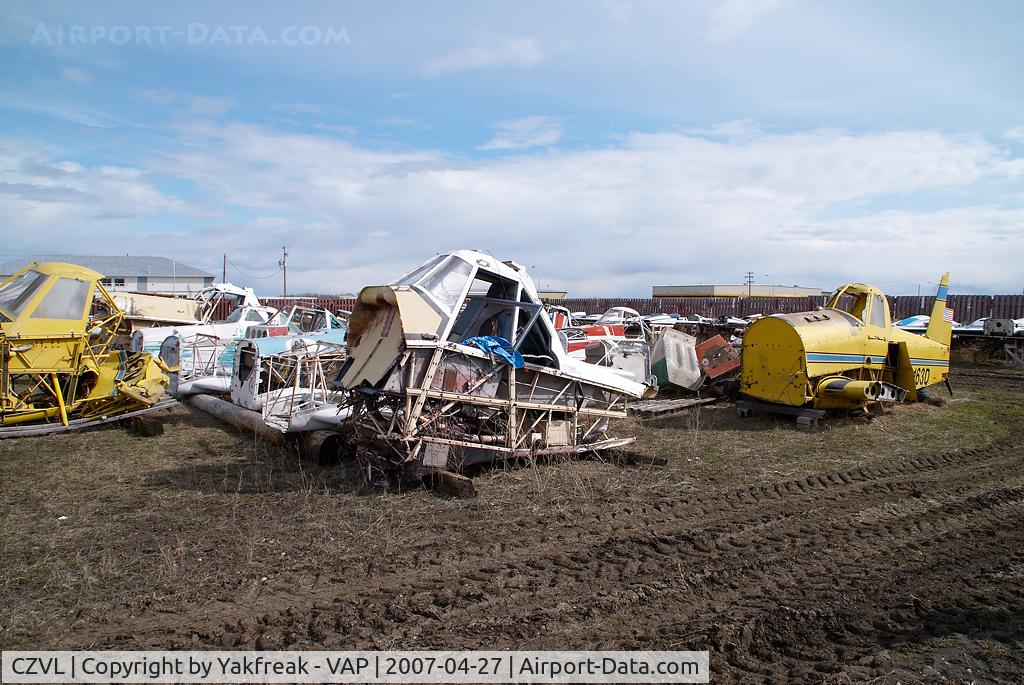 Edmonton/Villeneuve Airport (Villeneuve Airport), Villeneuve, Alberta Canada (CZVL) - Scrapyard overview