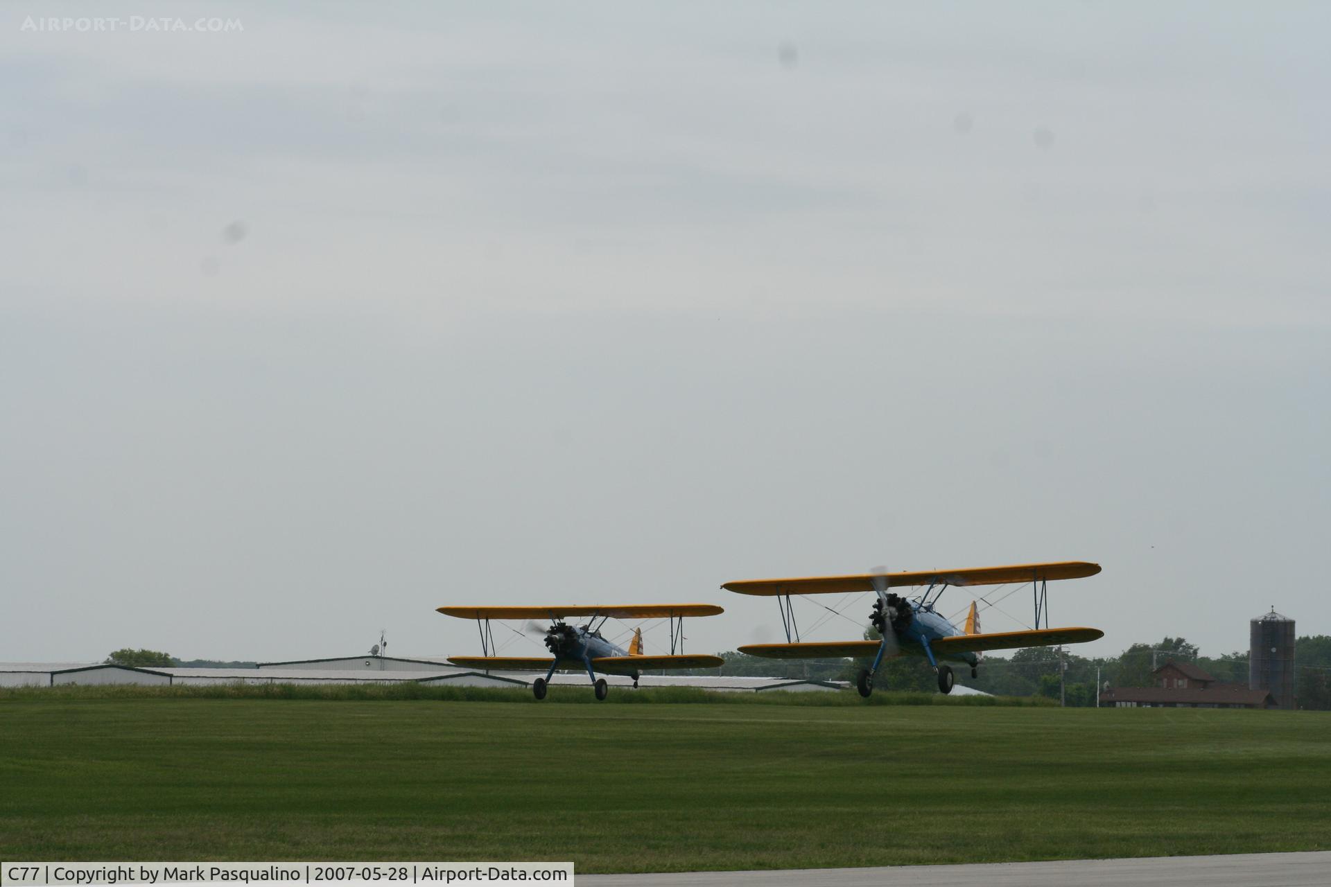 Poplar Grove Airport (C77) - Two ship formation takeoff