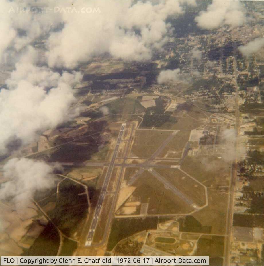 Florence Regional Airport (FLO) - Shot taken from a Cessna 172 at 7500 MSL