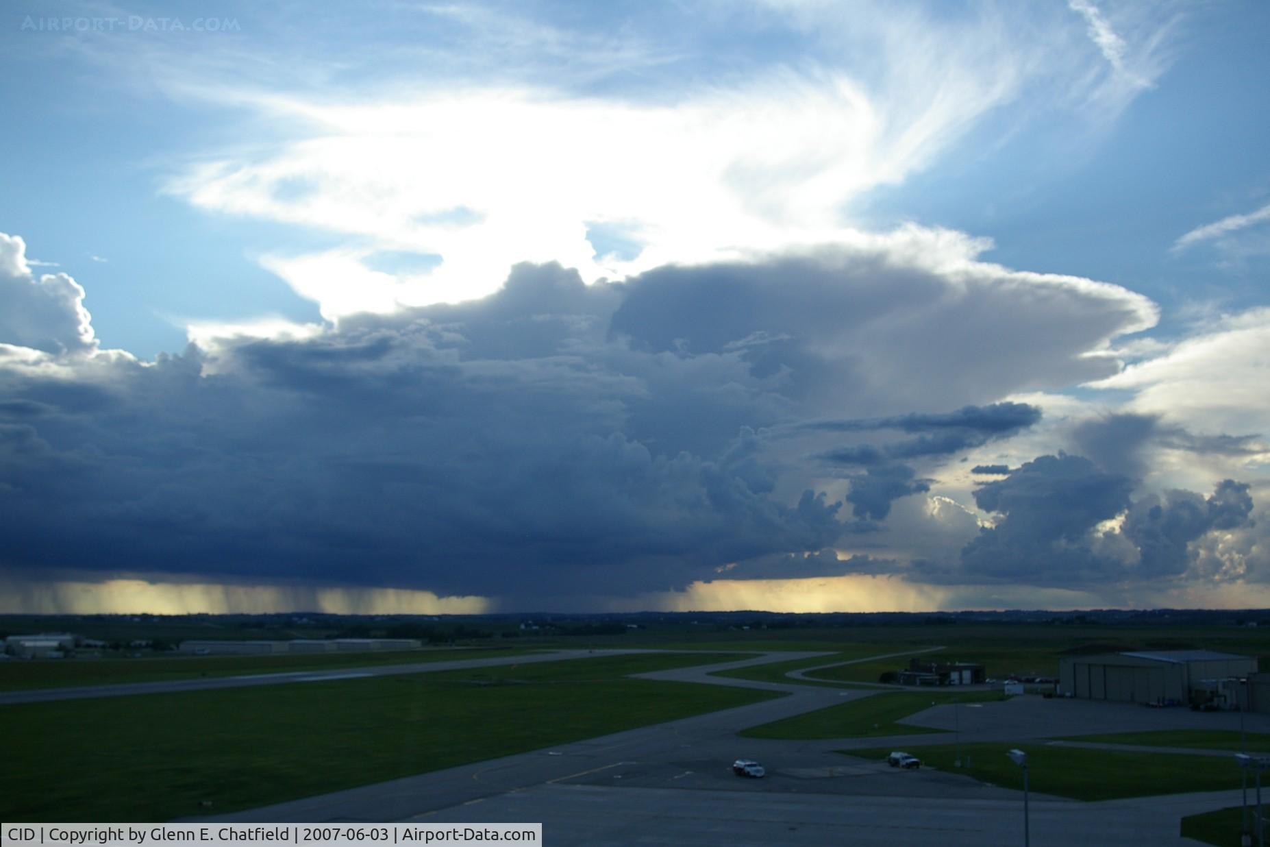 The Eastern Iowa Airport (CID) - Looking west, northwest