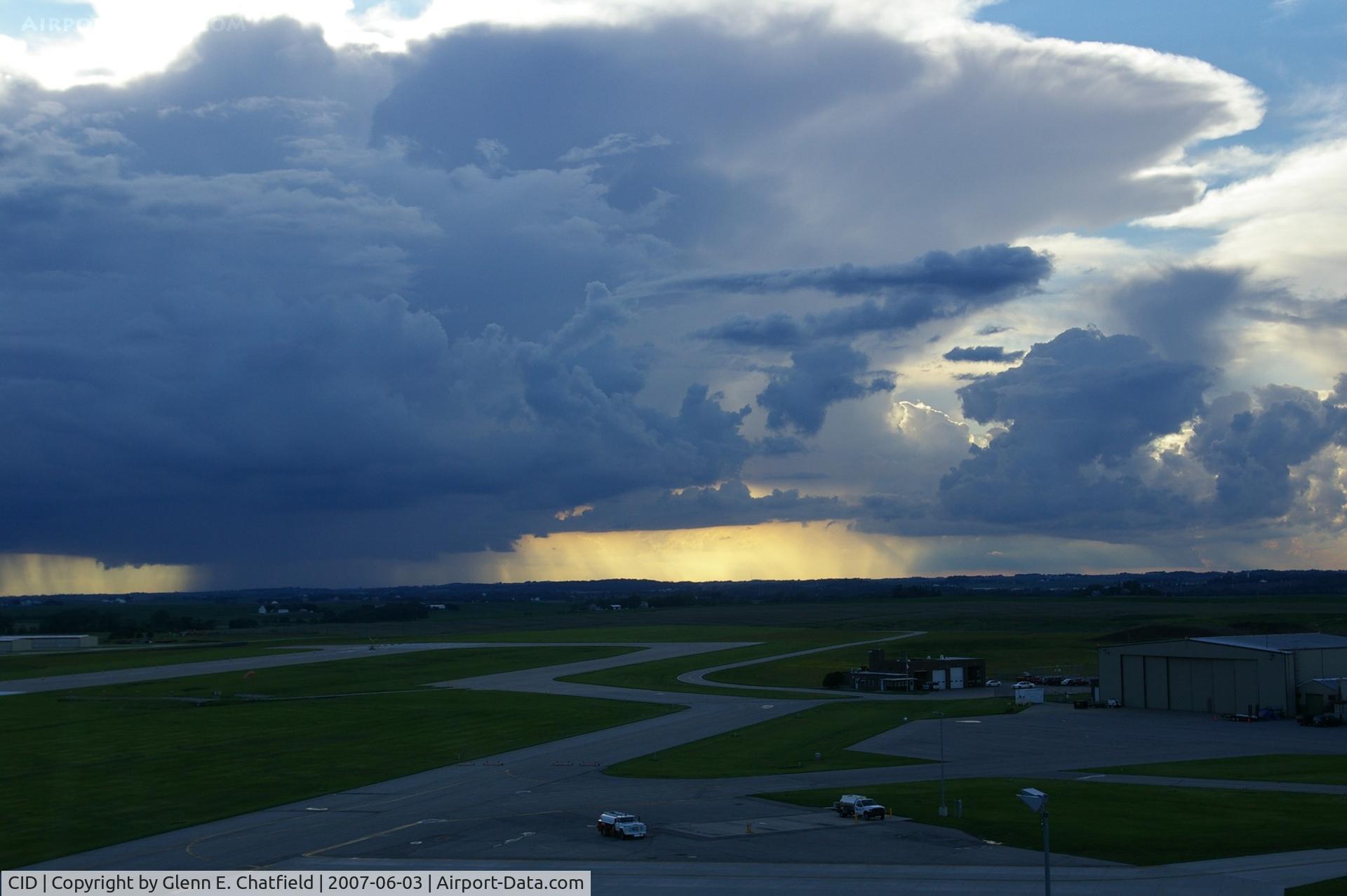 The Eastern Iowa Airport (CID) - Looking west, northwest