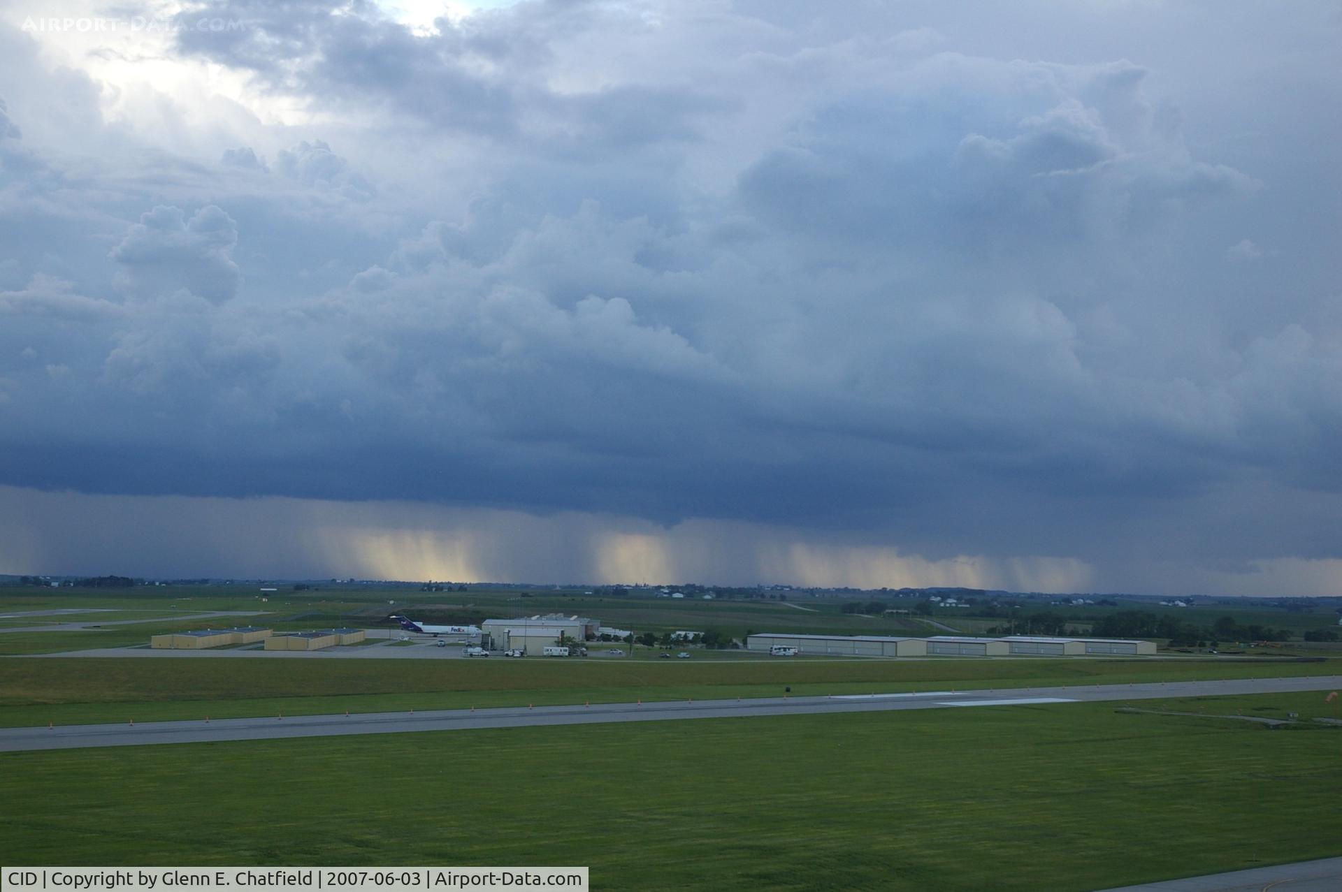 The Eastern Iowa Airport (CID) - Looking west, southwest