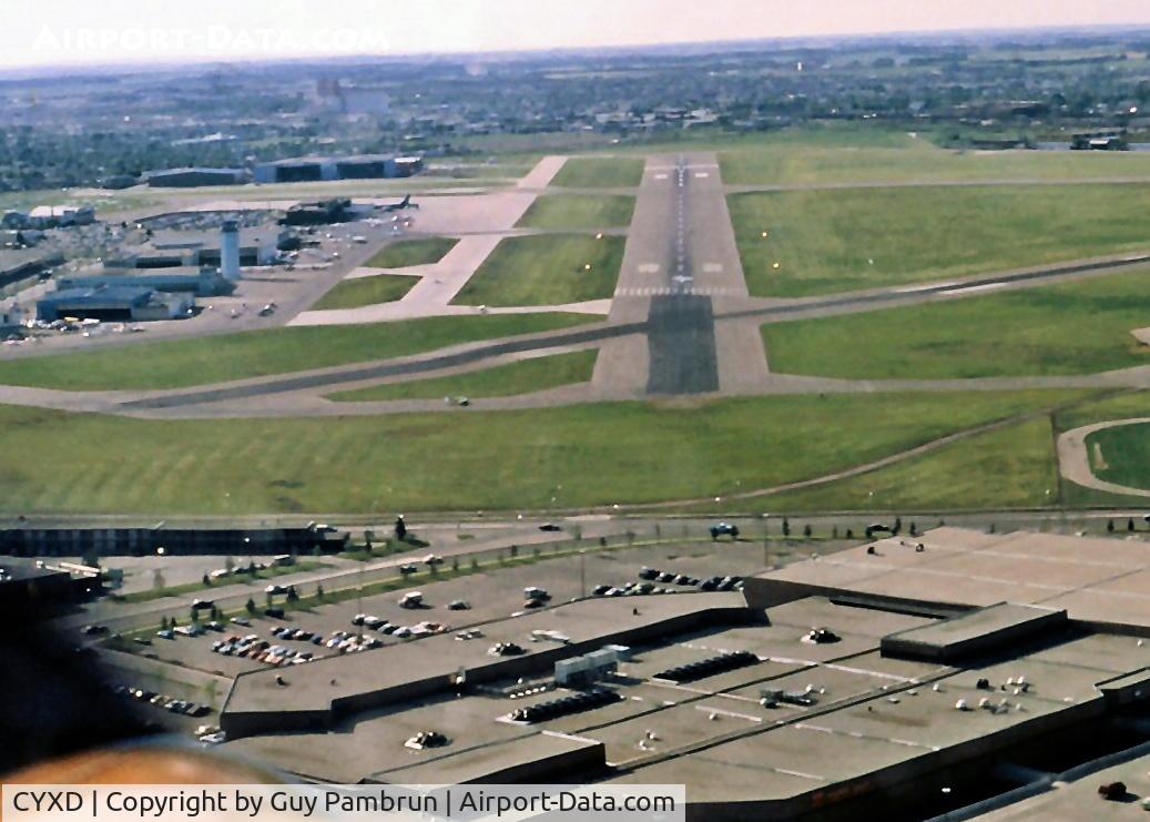 Edmonton City Centre (Blatchford Field) Airport (Edmonton City Centre Airport), Edmonton, Alberta Canada (CYXD) - Scanned from slide. Taken about 1978'ish