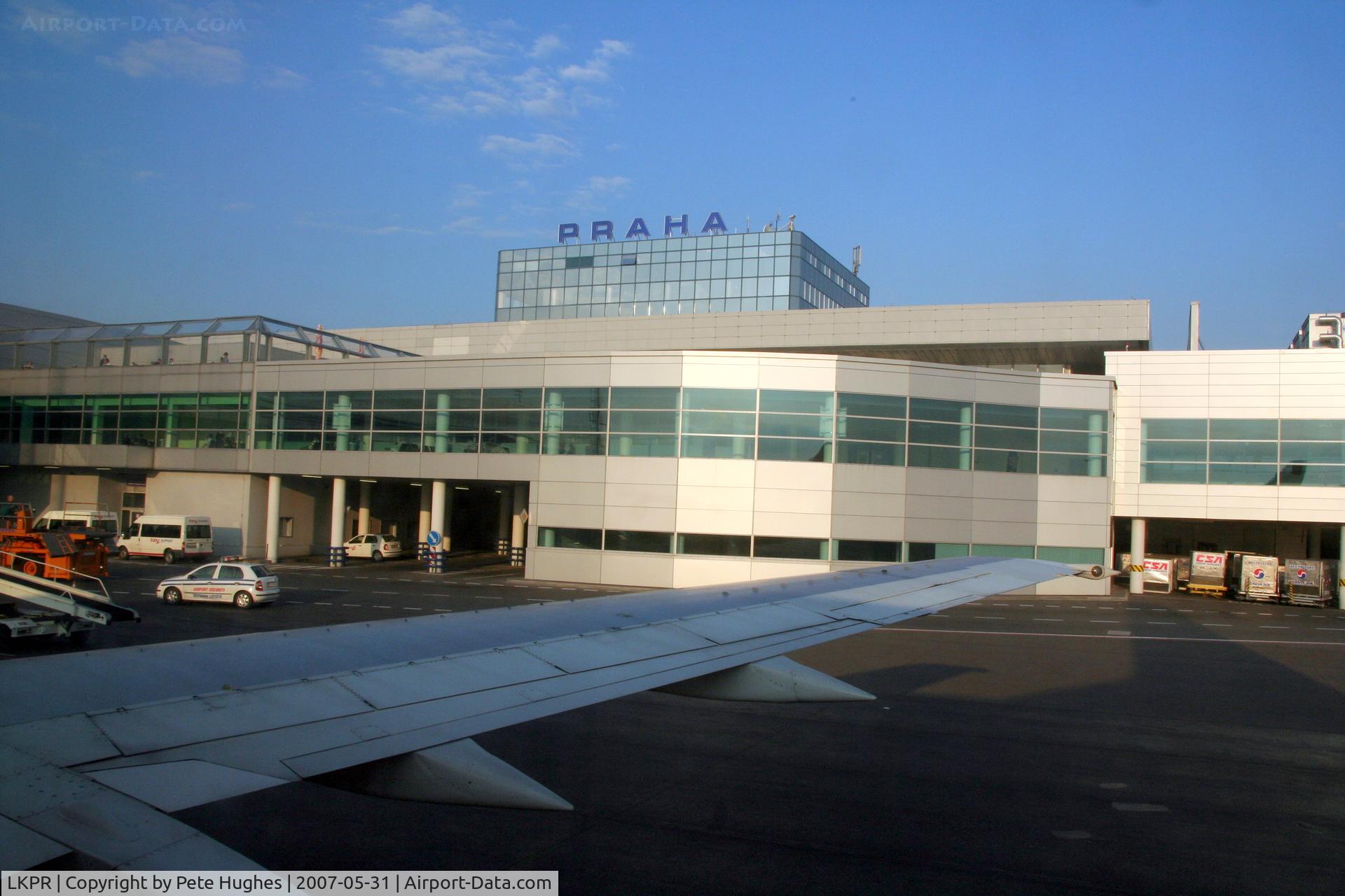 Ruzyn? International Airport, Prague Czech Republic (LKPR) - departing Prague - pushback