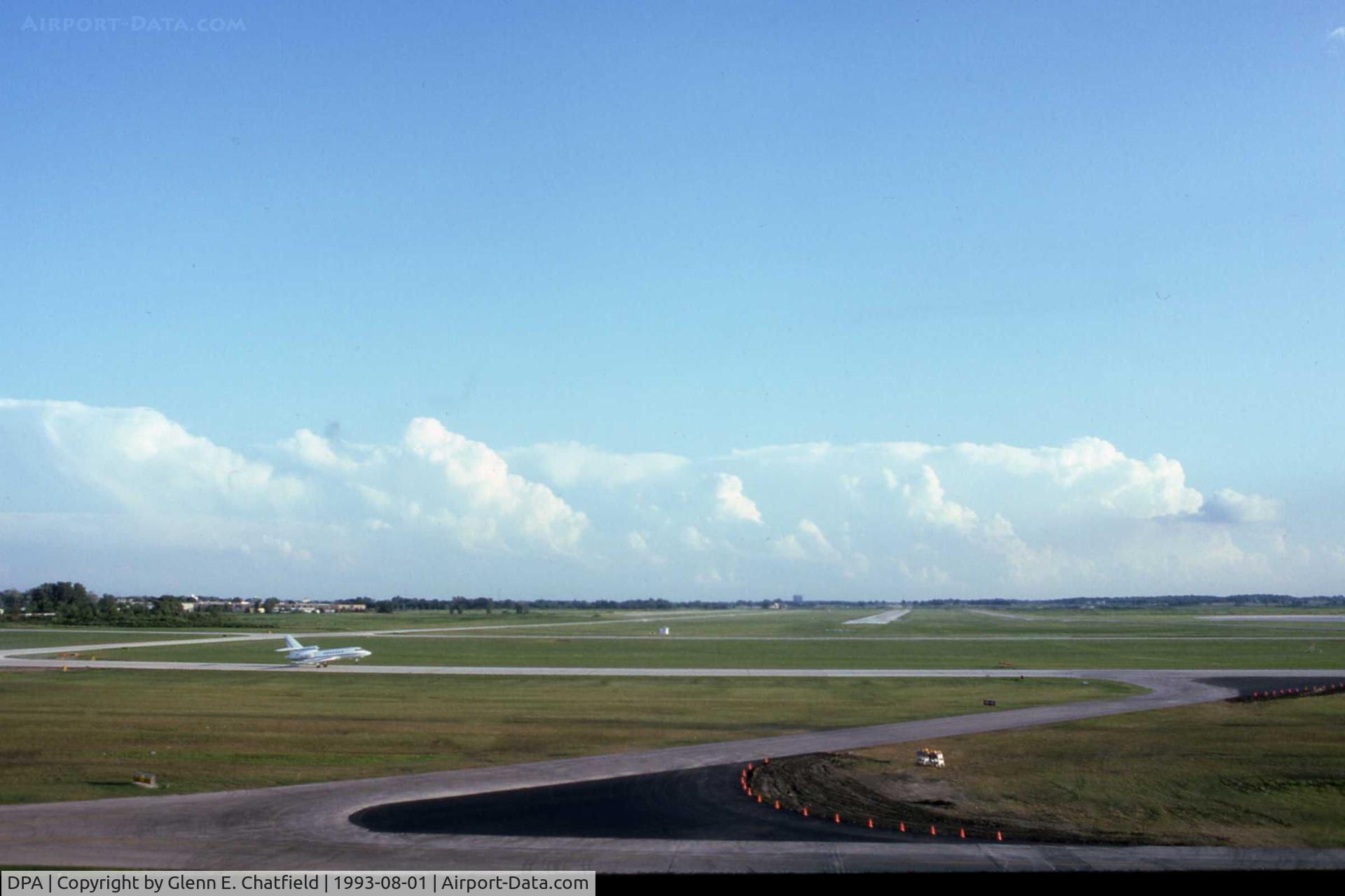 Dupage Airport (DPA) - Looking southeast from old control tower