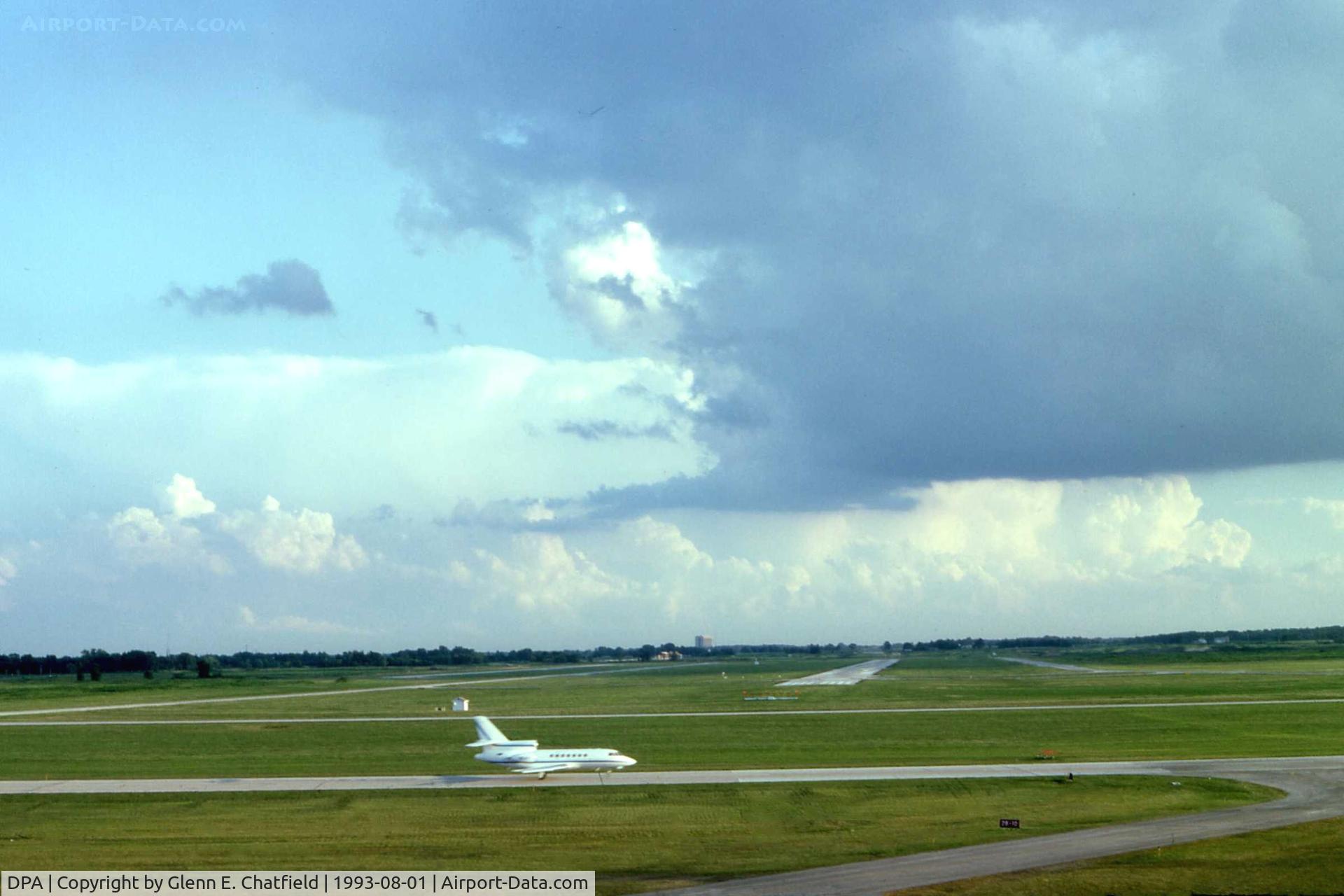 Dupage Airport (DPA) - Looking south from old control tower