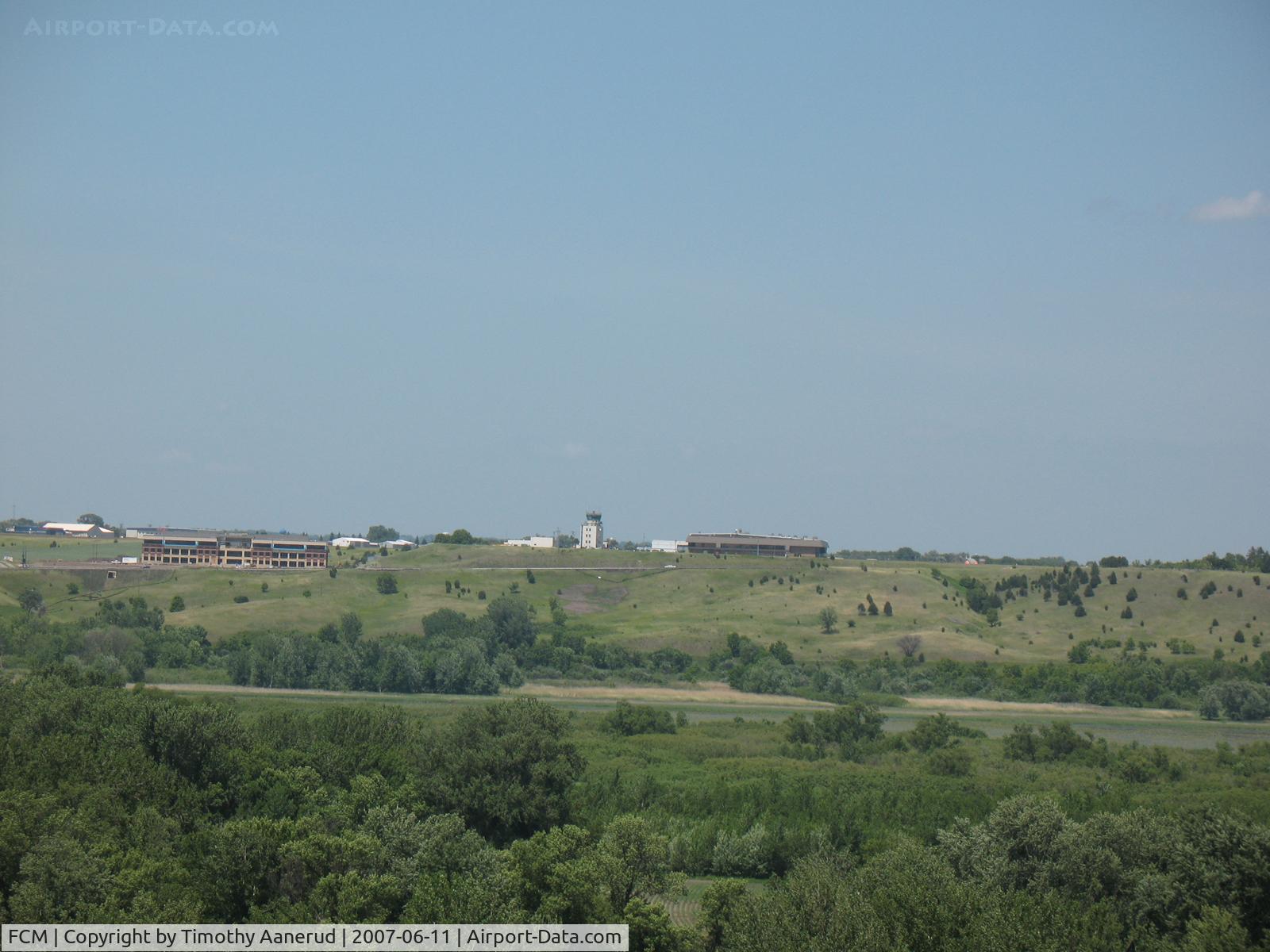 Flying Cloud Airport (FCM) - View of the airport from Valleyfair amusement park's roller coaster 