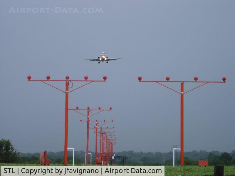 Lambert-st Louis International Airport (STL) - ERJ-145 on short final for 30R.