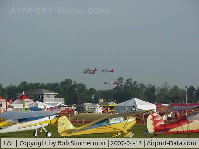 Lakeland Linder Regional Airport (LAL) - T6 Fly-by during Sun N Fun '07.
