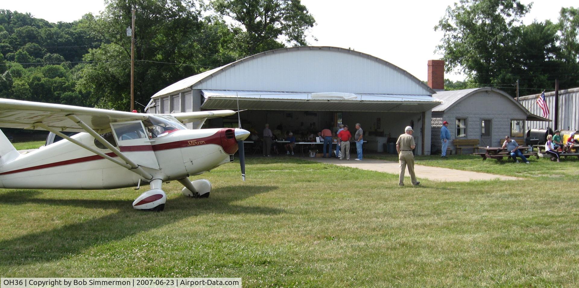 Riverside Airport (OH36) - Riverside, OH breakfast fly-in. Friendly little airport and for the breakfast fly-in they'll feed you until you can't squeeze back into your plane, making it mandatory to walk the line and take photographs.
