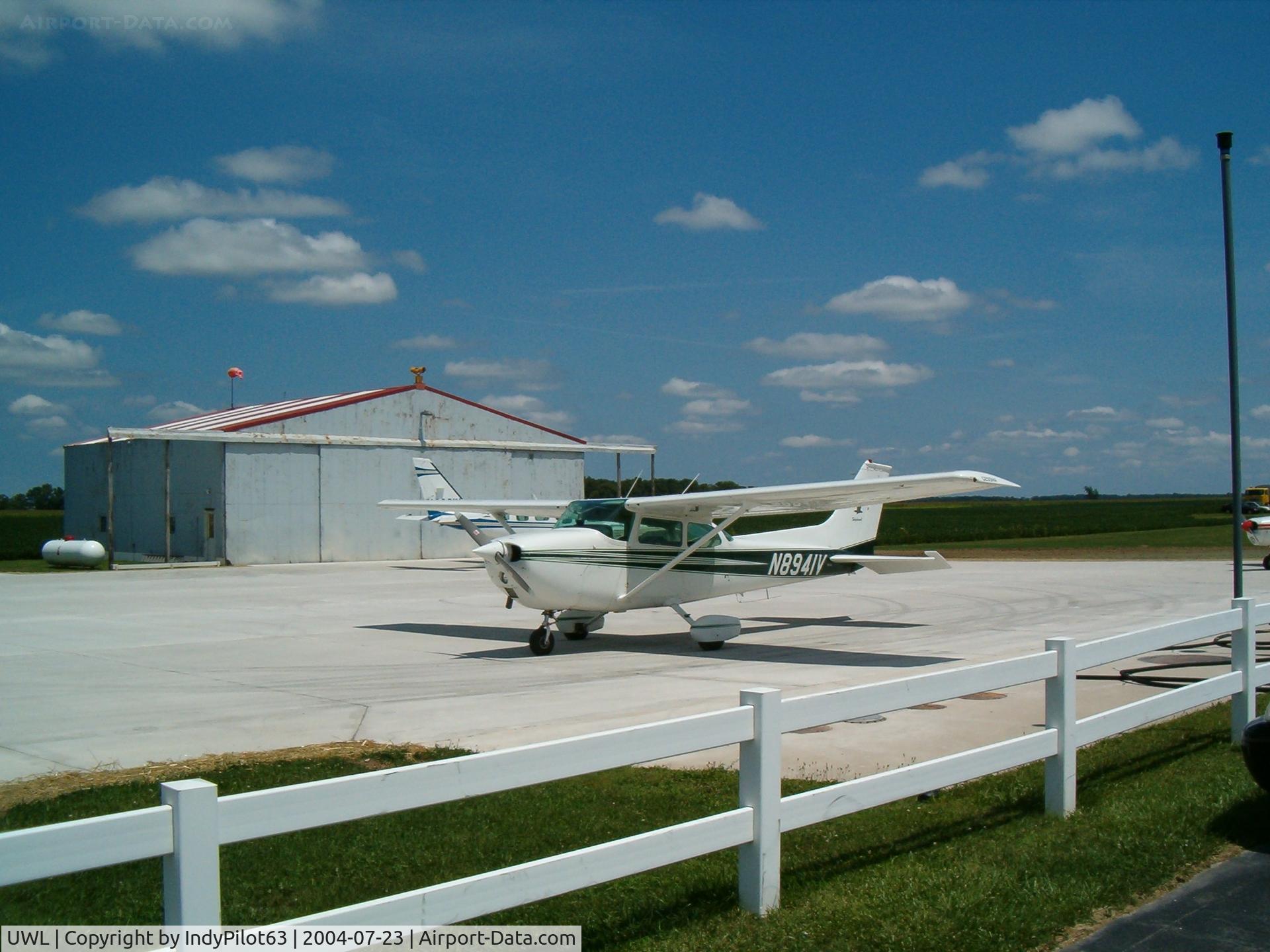 New Castle-henry Co Municipal Airport (UWL) - Tarmac, and N8941V, which I've flown in twice.