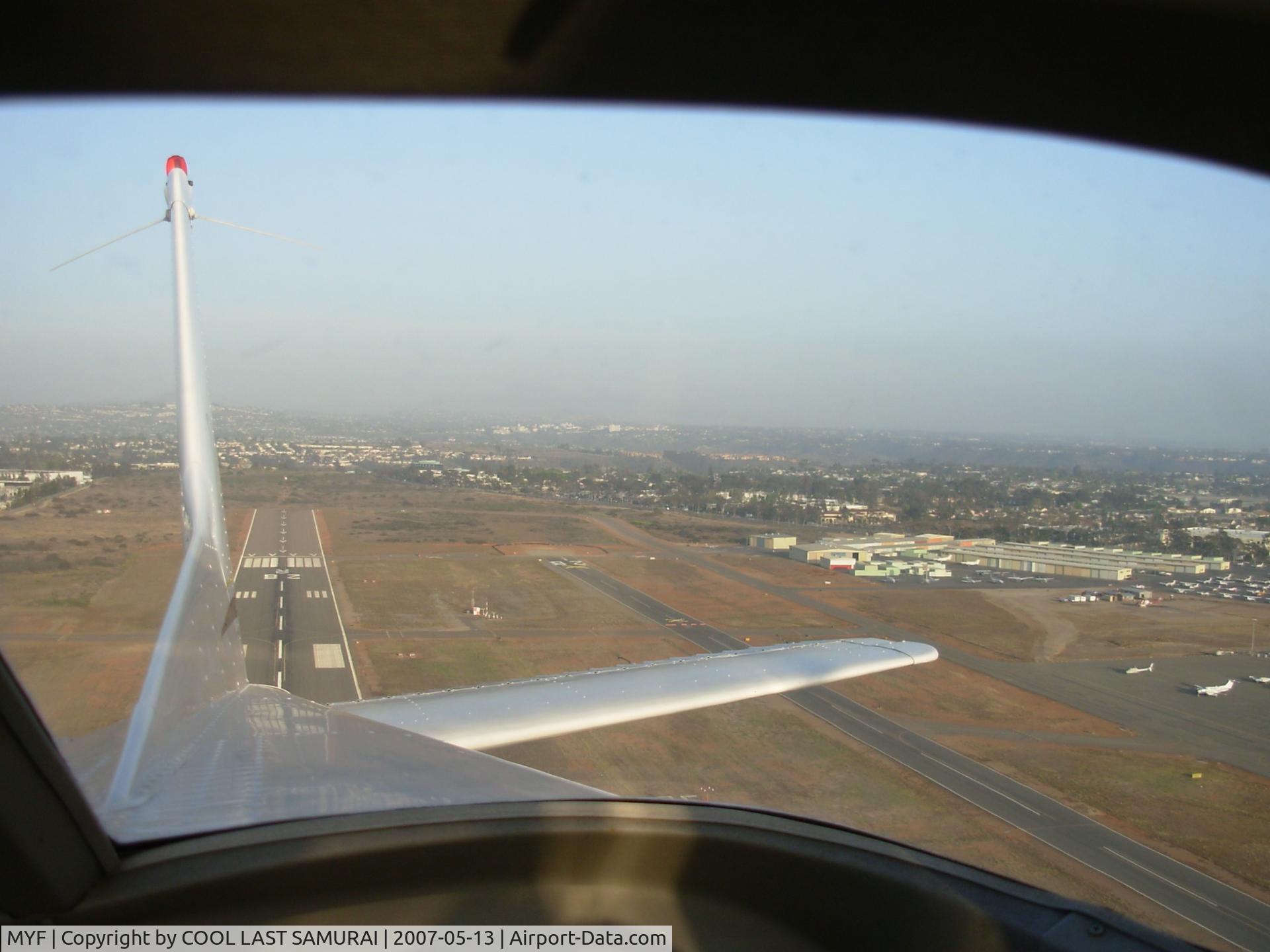 Montgomery Field Airport (MYF) - C172R TAKING OFF RWY28R