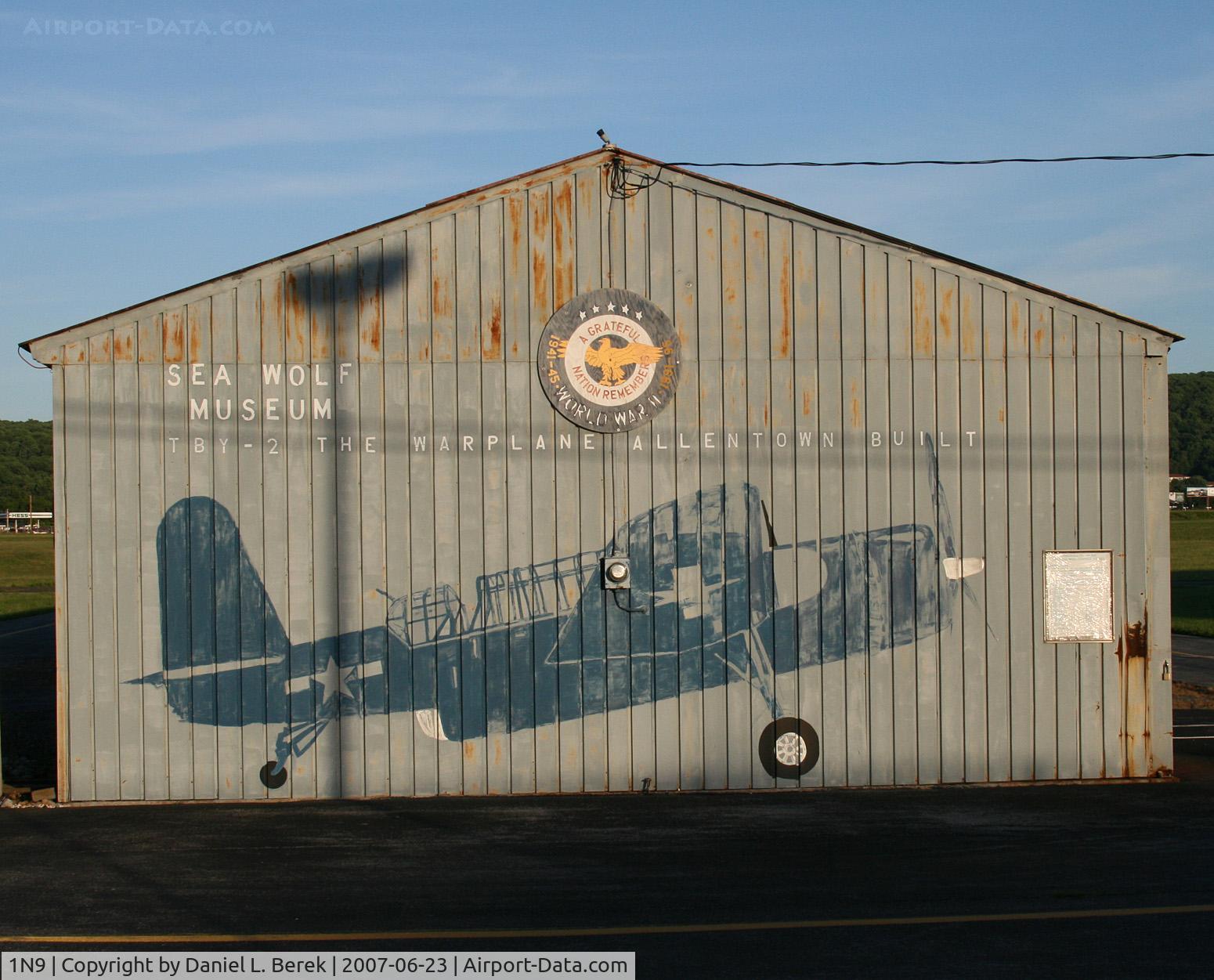 1N9 Airport - Queen City had high hopes of hosting the Allied Air Force collection; alas, like this facade, the dream seems to have faded away.