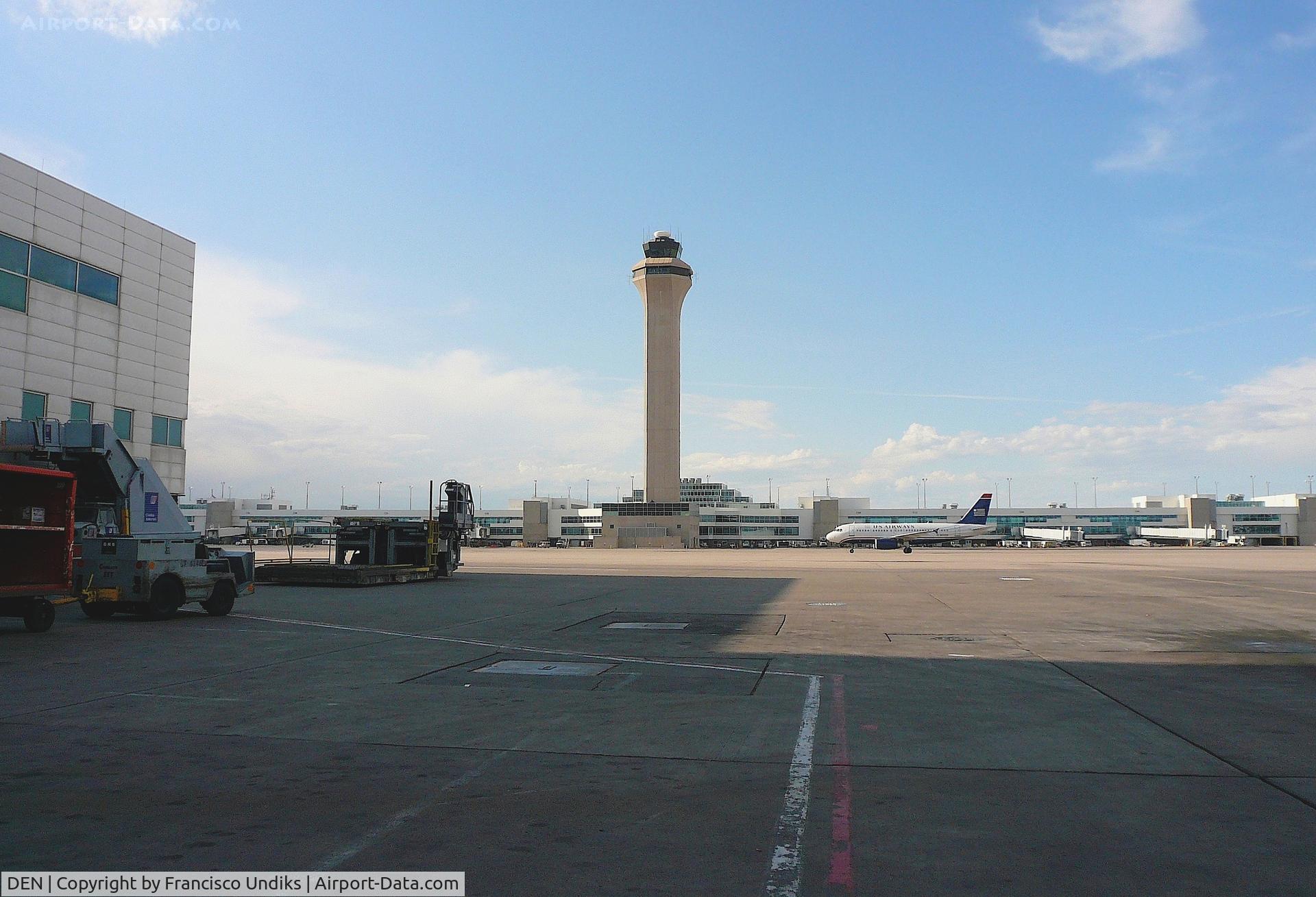 Denver International Airport (DEN) - Ground view of control tower from B39