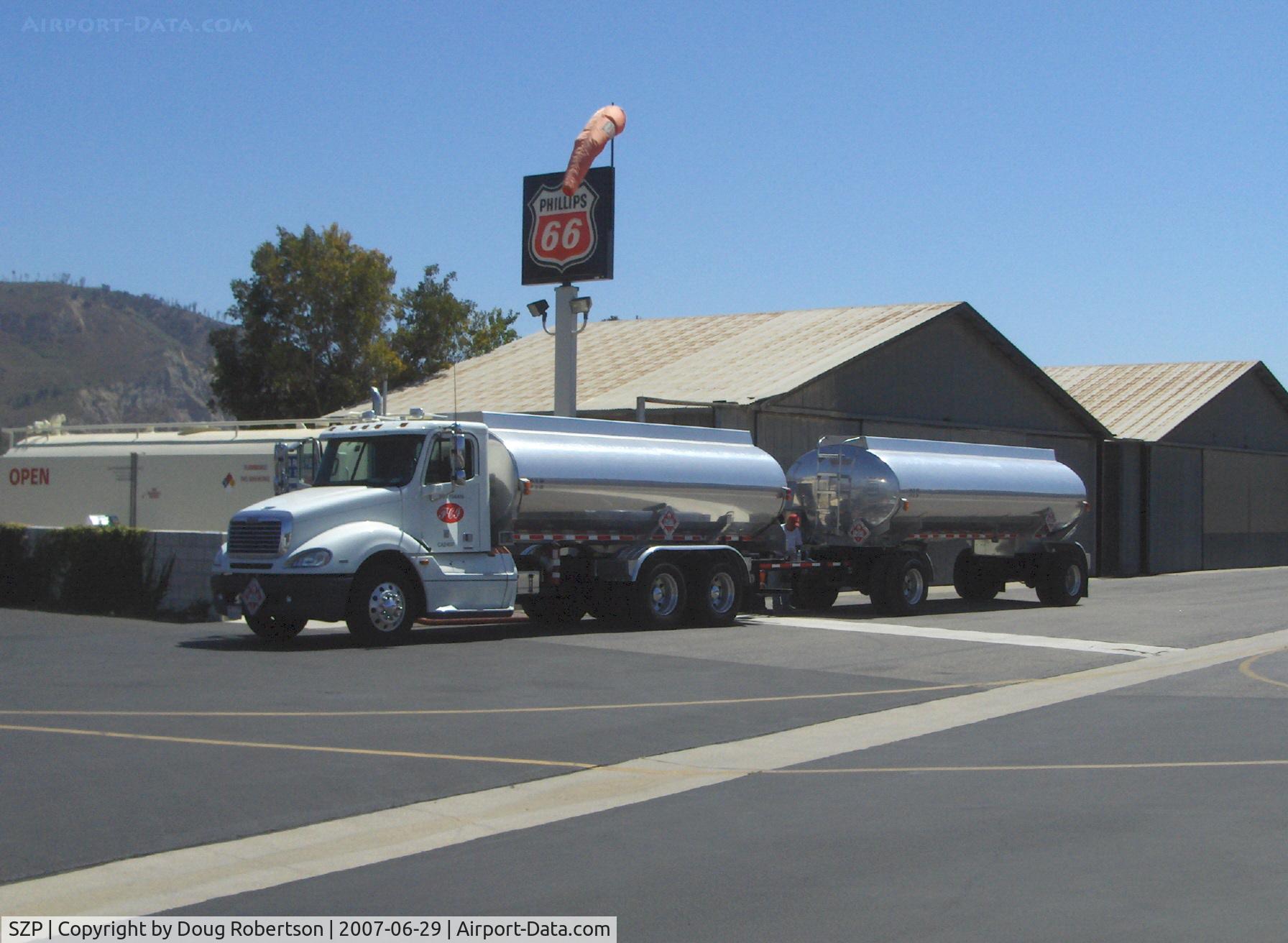 Santa Paula Airport (SZP) - Refilling the Aircraft Fuel Facility, with price adjustment