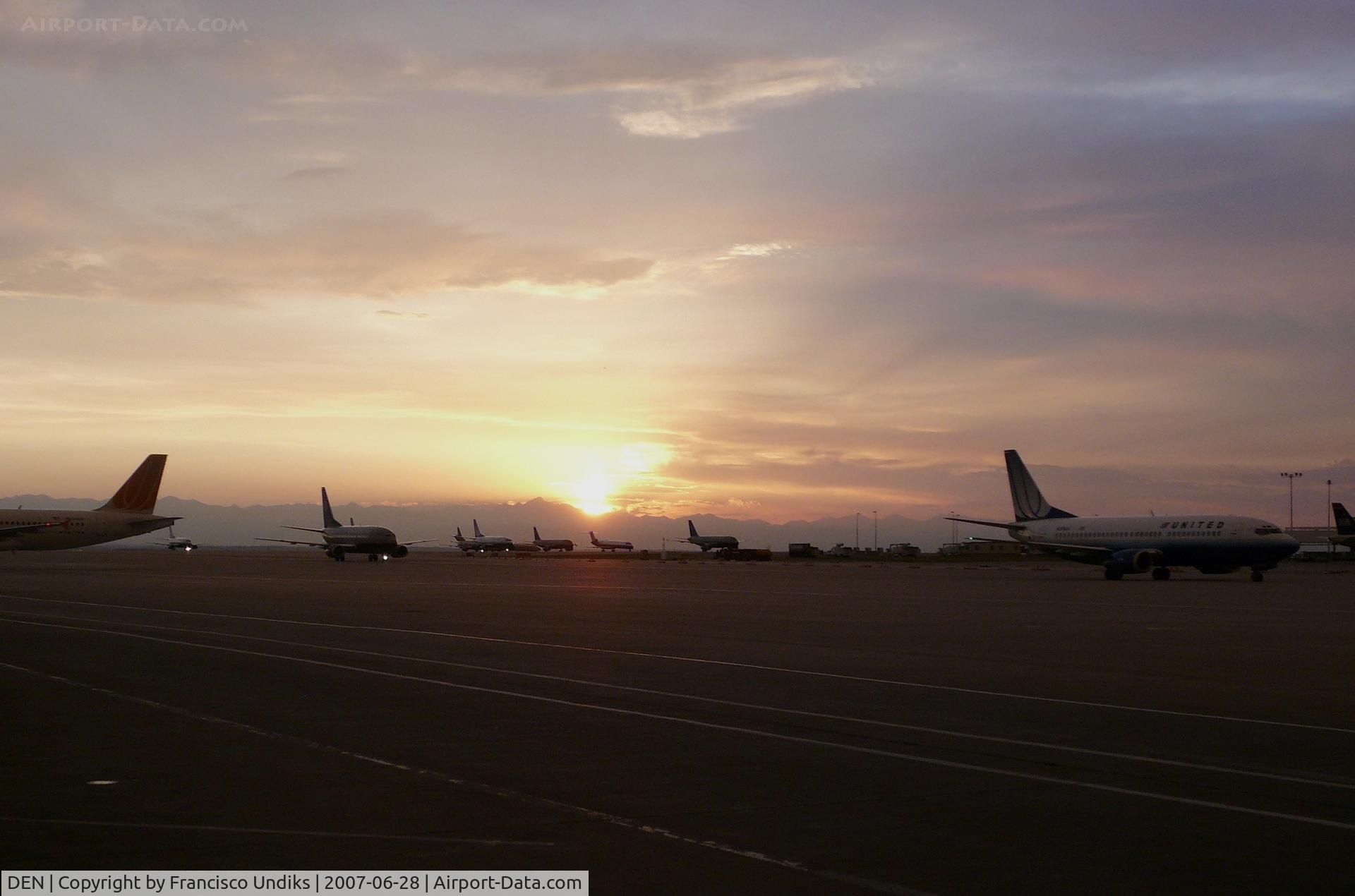 Denver International Airport (DEN) - Waiting for gates, after a ground stop.