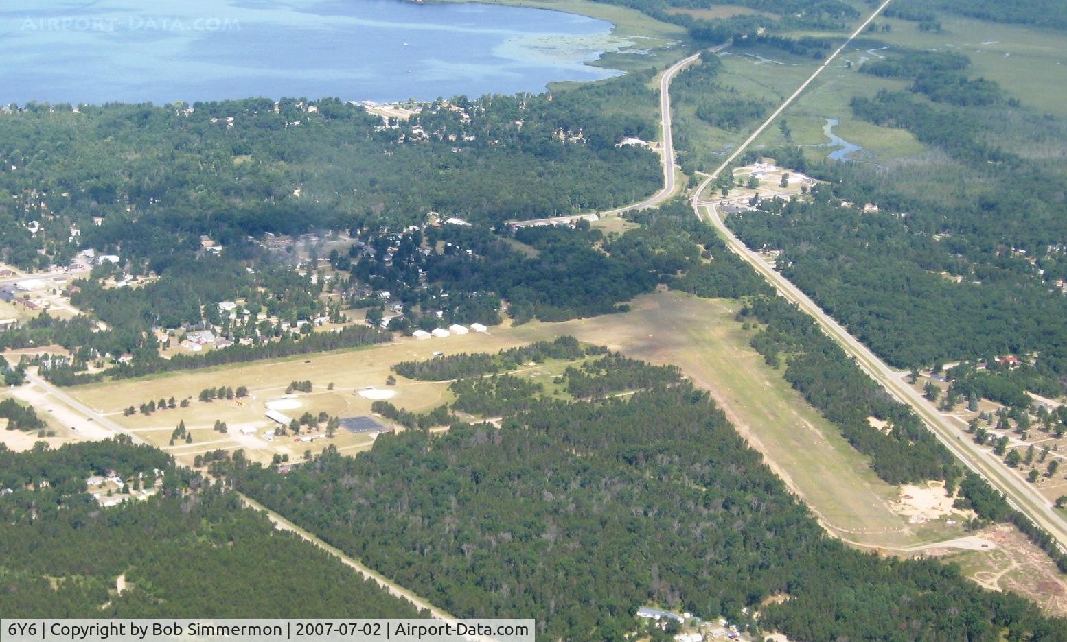 St Helen Airport (6Y6) - From 4000' over St. Helen, MI
