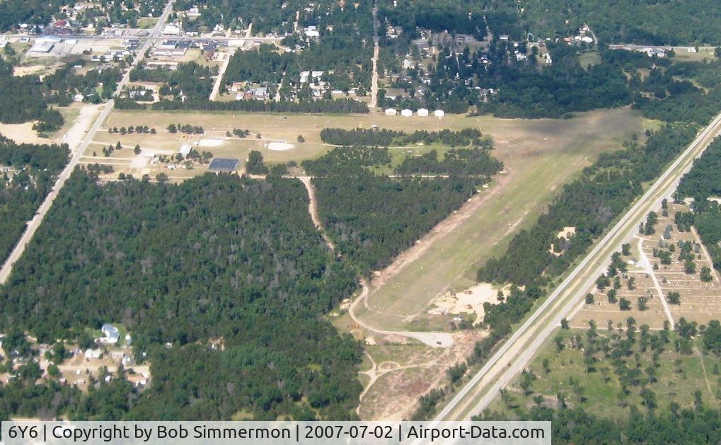 St Helen Airport (6Y6) - From 4000' over St. Helen, MI