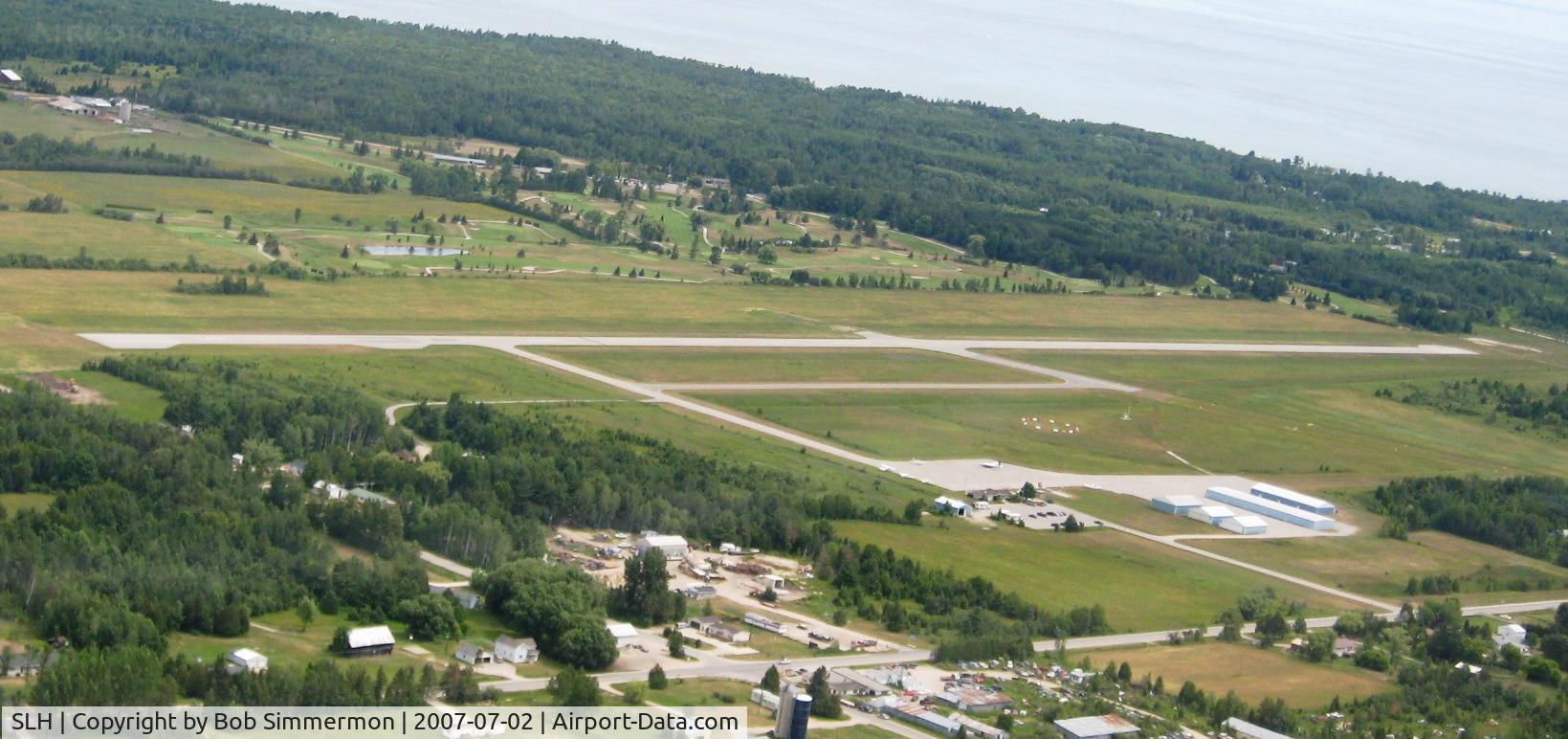 Cheboygan County Airport (SLH) - Approaching Cheboygan, MI from the SW