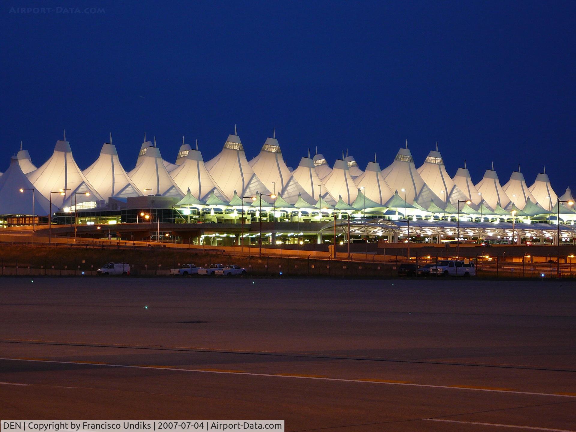 Denver International Airport (DEN) - Jeppesen Terminal at DIA view from west.