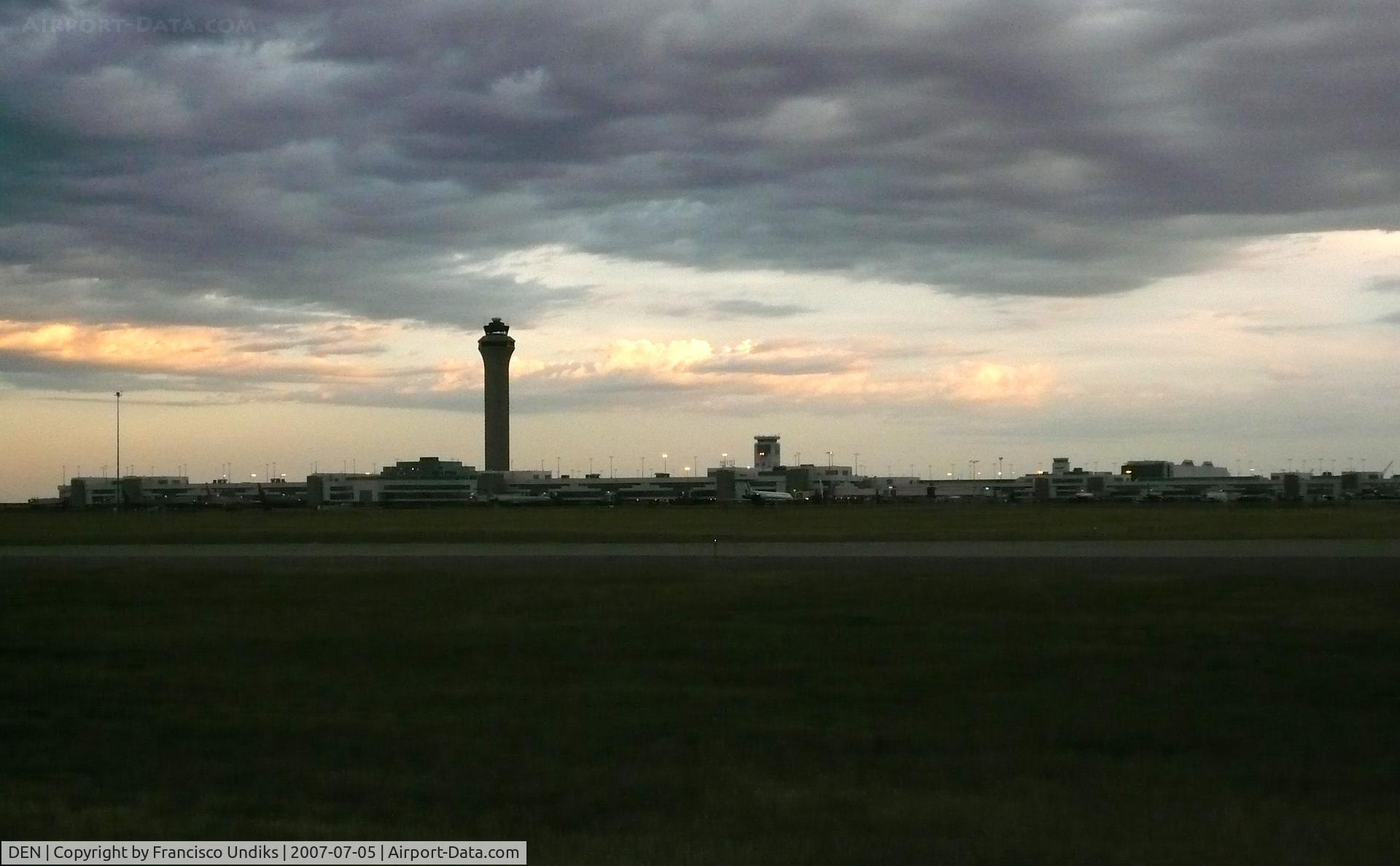 Denver International Airport (DEN) - View of C concourse from the north.