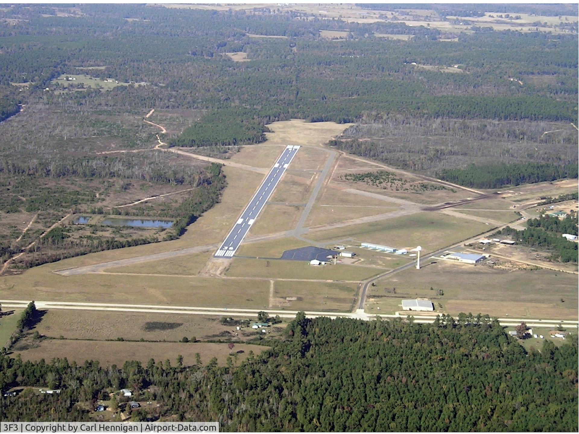C E 'rusty' Williams Airport (3F3) - Mansfield looking north