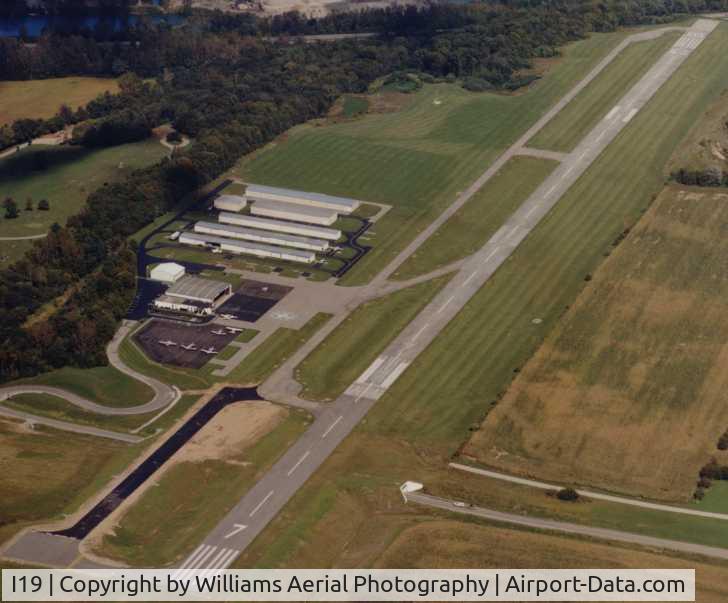 Greene County-lewis A. Jackson Regional Airport (I19) - Complete airport is shown with emphasis on rwy extension and tunnel.