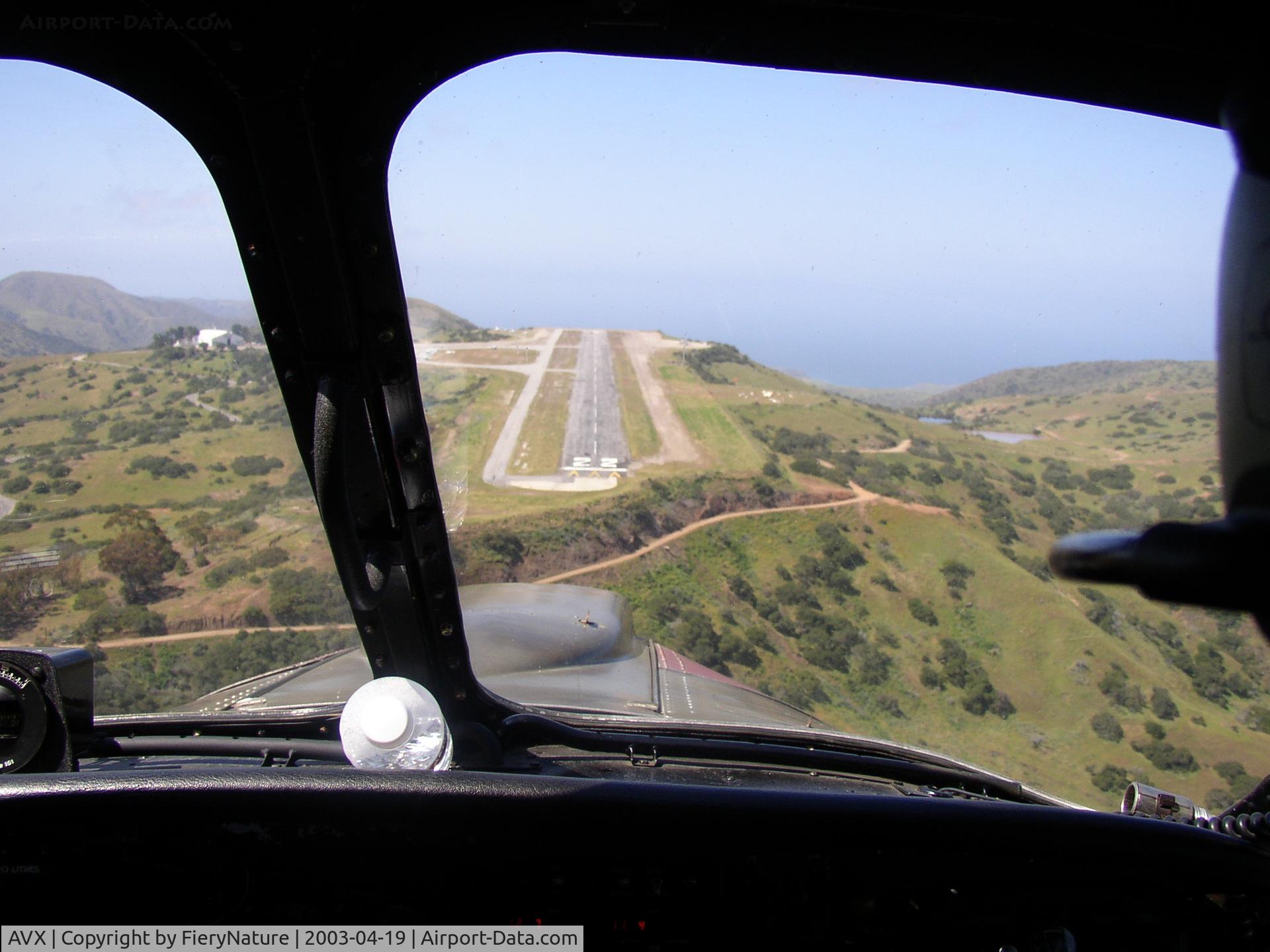 Catalina Airport (AVX) - Landing 22