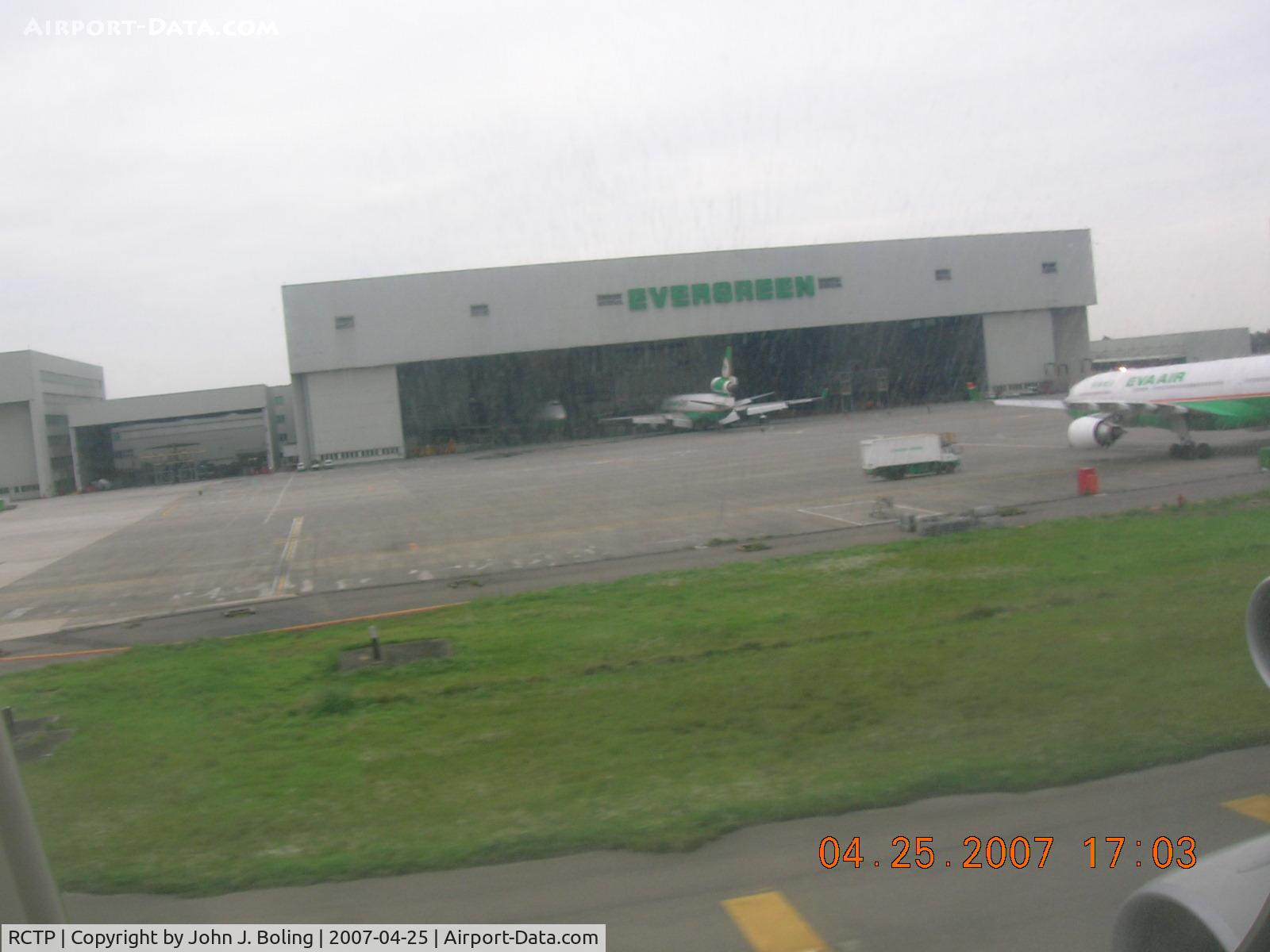 Taiwan Taoyuan International Airport (formerly Chiang Kai-Shek International Airport), Taipei Taiwan (RCTP) - Maint area at Chaing Kia Shek airport, Taipei.