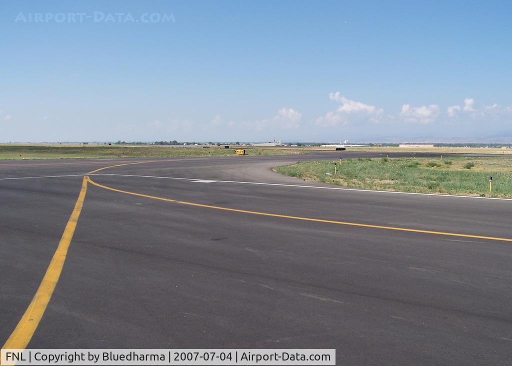 Fort Collins-loveland Municipal Airport (FNL) - View of taxi way...looking West