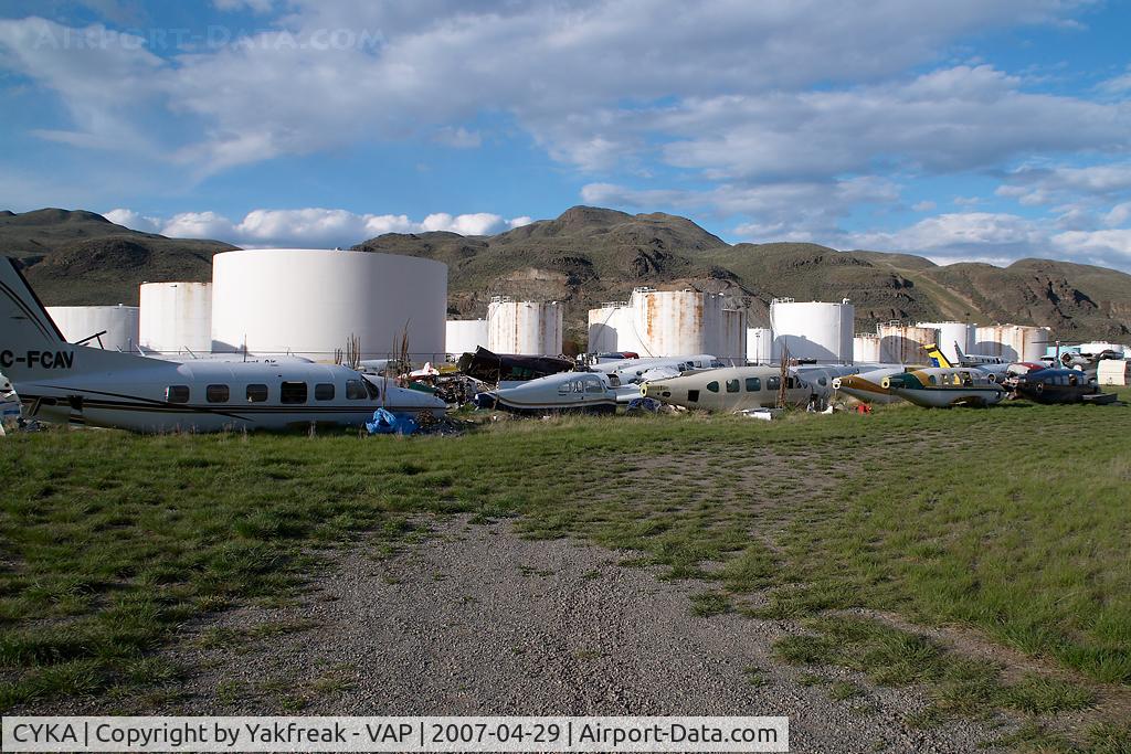 Kamloops Airport, Kamloops, British Columbia Canada (CYKA) - Scrapyard