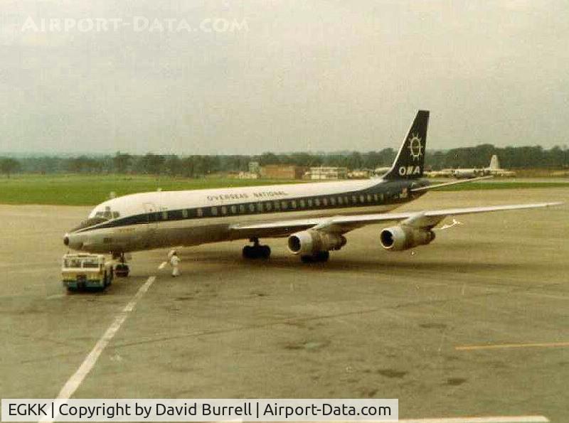 London Gatwick Airport, London, England United Kingdom (EGKK) - Gatwick 1968 - (Scanned)