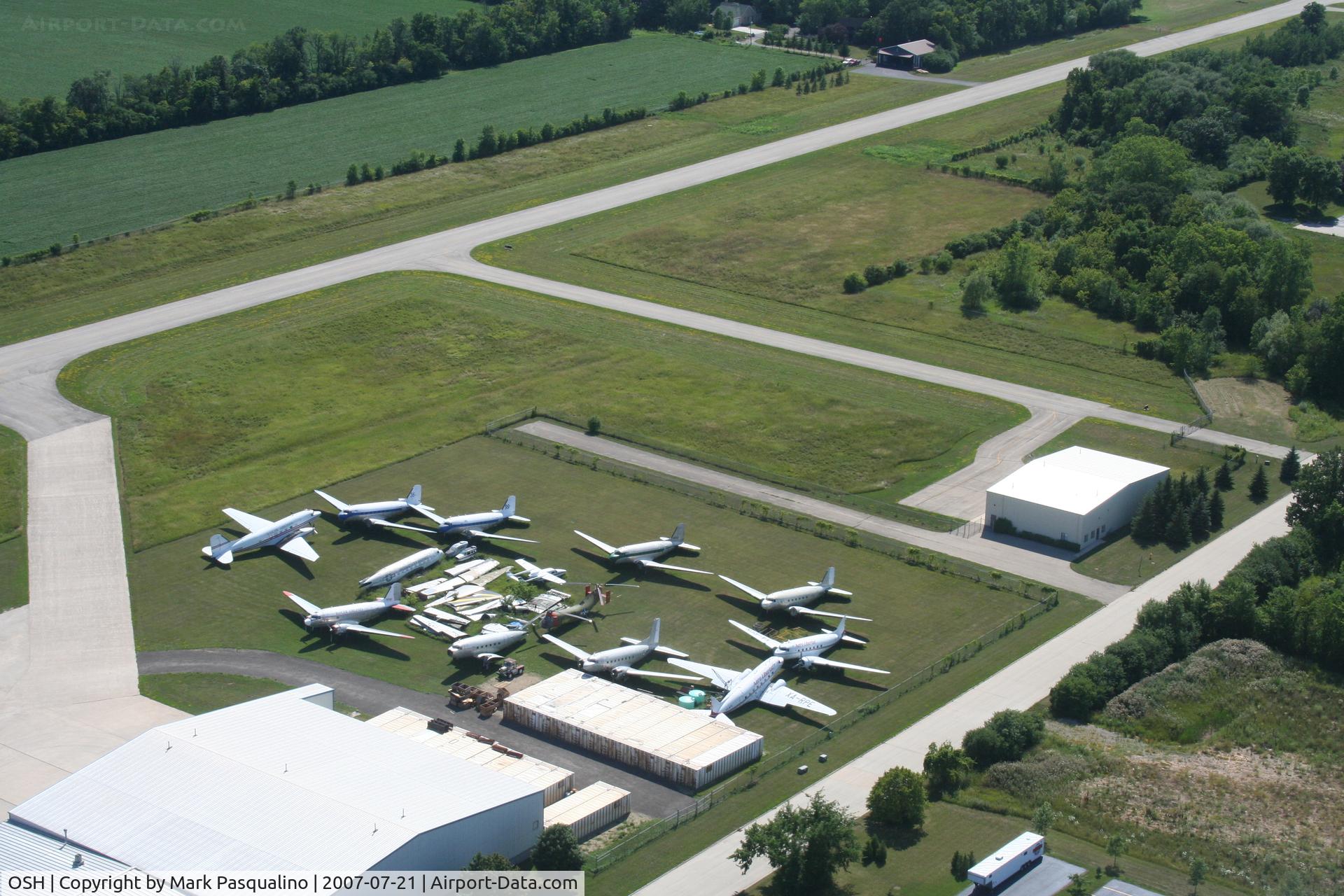Wittman Regional Airport (OSH) - DC-3 aircraft in storage