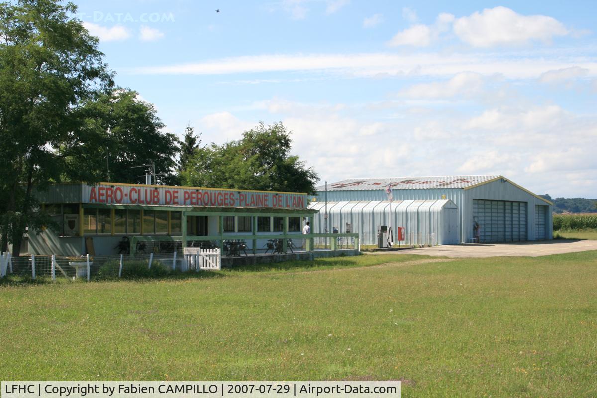 Pérouges Meximieux Airport, Pérouges France (LFHC) - club de PÃ©rouge plaine de l'ain