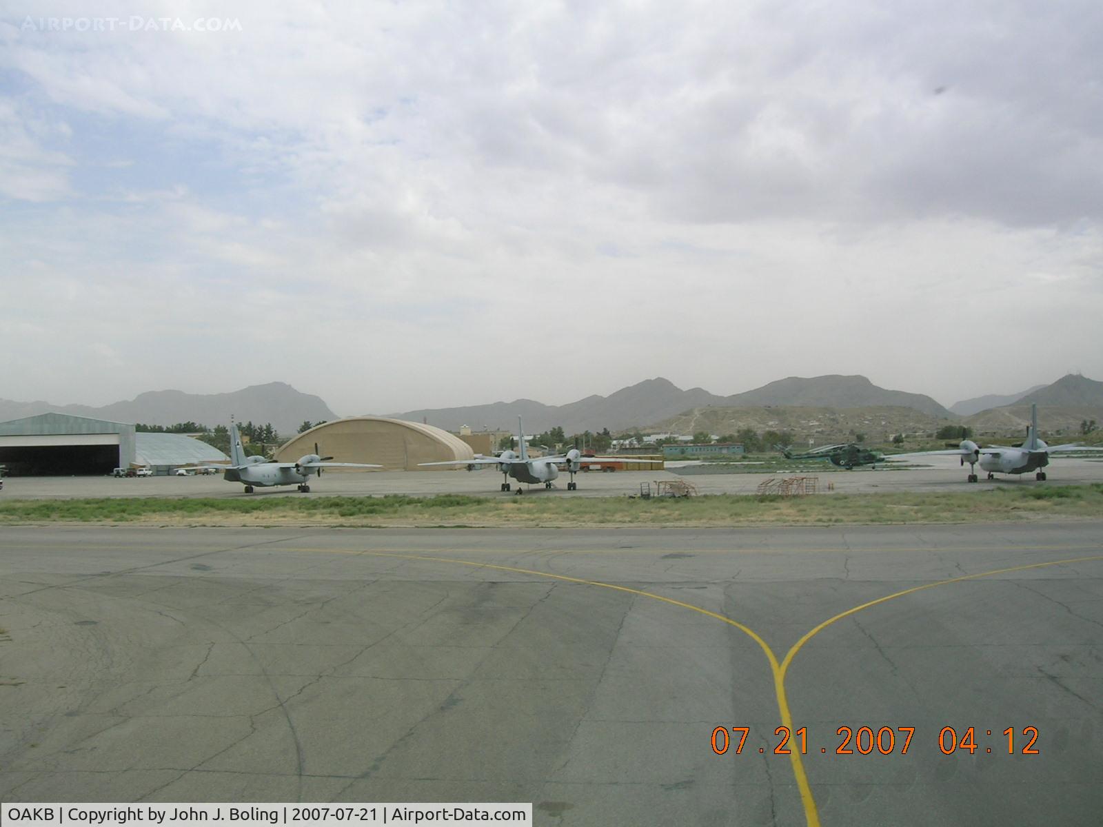 Kabul International Airport, Kabul Afghanistan (OAKB) - Military ramp at Kabul (KBL)