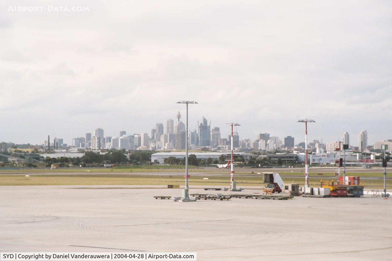 Sydney Airport, Mascot, New South Wales Australia (SYD) - downtown Sydney, from BA terminal