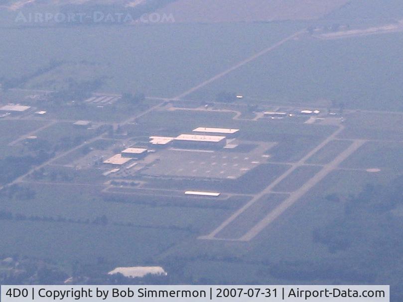 Abrams Municipal Airport (4D0) - From 8500' over Lansing