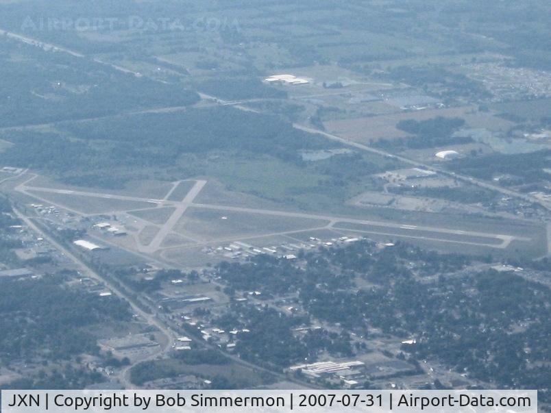 Jackson County-reynolds Field Airport (JXN) - View from 8500'