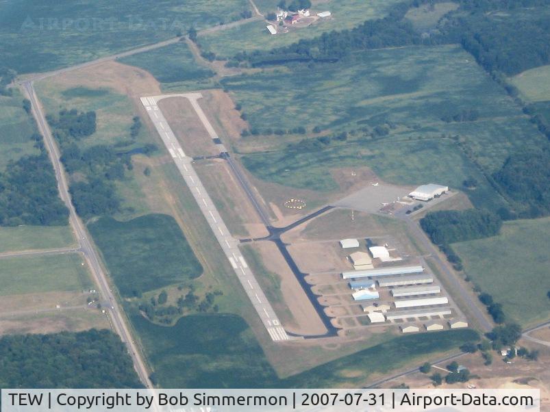 Mason Jewett Field Airport (TEW) - View from 5500'