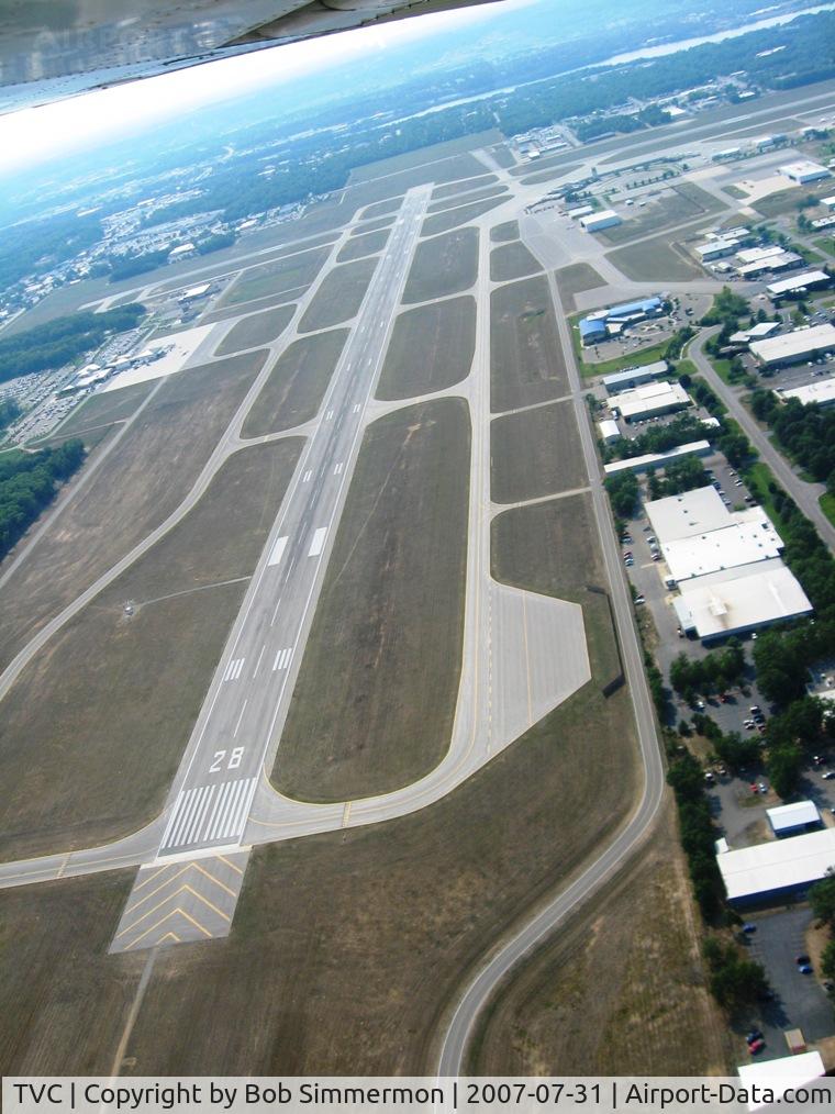 Cherry Capital Airport (TVC) - Looking west down RWY 28