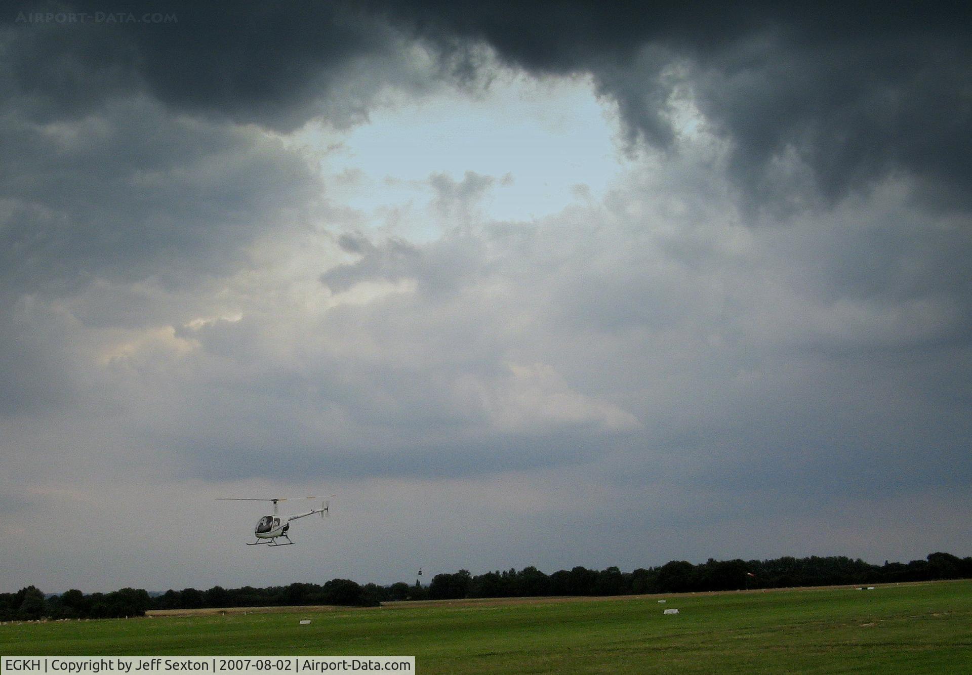 Lashenden/Headcorn Airport, Maidstone, England United Kingdom (EGKH) - View across field