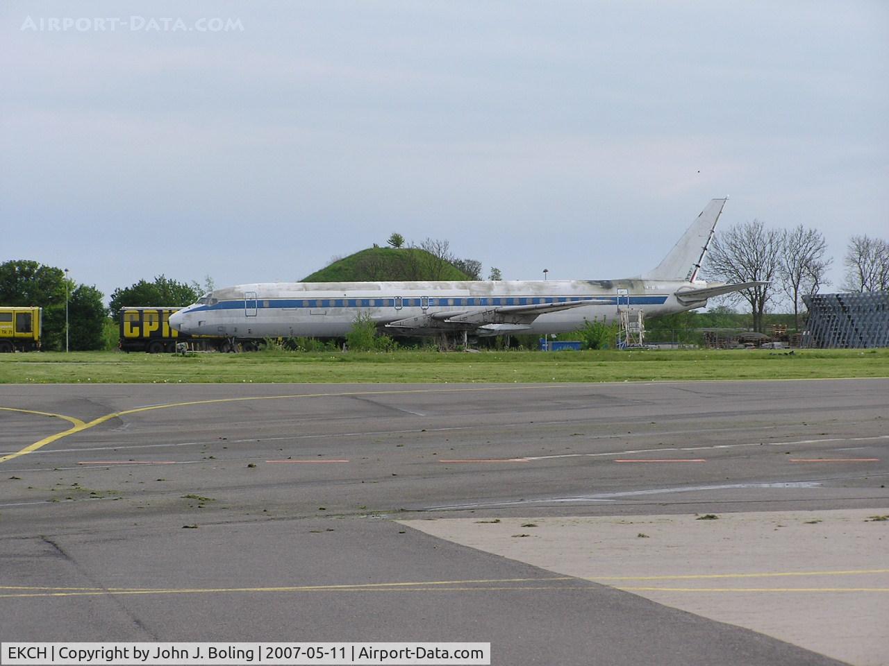 Copenhagen Airport, Kastrup near Copenhagen Denmark (EKCH) - Old DC-8 at rest at EKCH/CPH, Copenhagen.