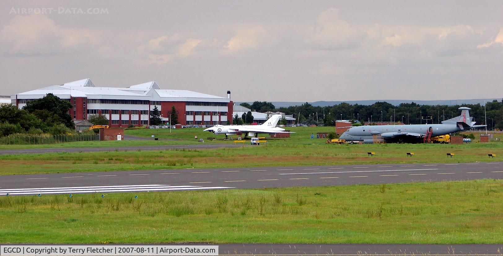 Woodford Aerodrome Airport, Stockport, England United Kingdom (EGCD) - Woodford Airfield , Manchester UK  ( former Bae146s and ATP production site)