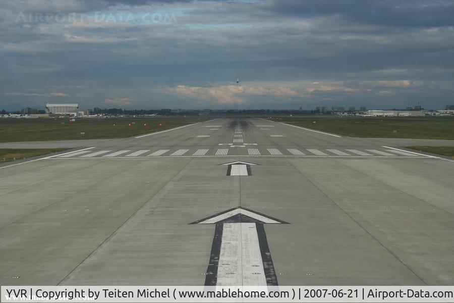 Vancouver International Airport, Vancouver, British Columbia Canada (YVR) - Aligned for take-off on runway 26L on board of flight KL682 (MD-11 PH-KCA) to Amsterdam