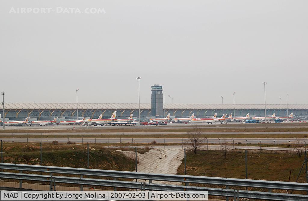 Barajas International Airport, Madrid Spain (MAD) - T4 Terminal.