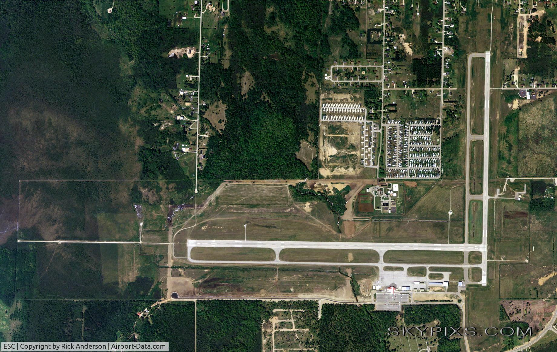 Delta County Airport (ESC) - Vertical of Delta County Airport2 005