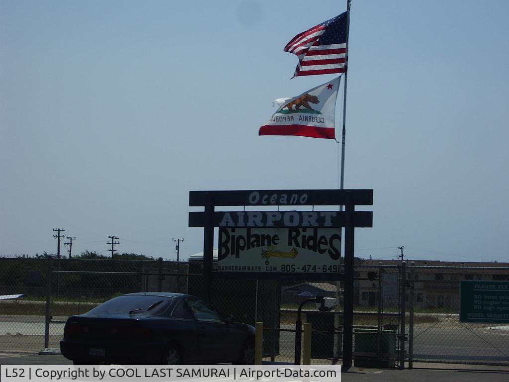 Oceano County Airport (L52) - Oceano Airport Entrance