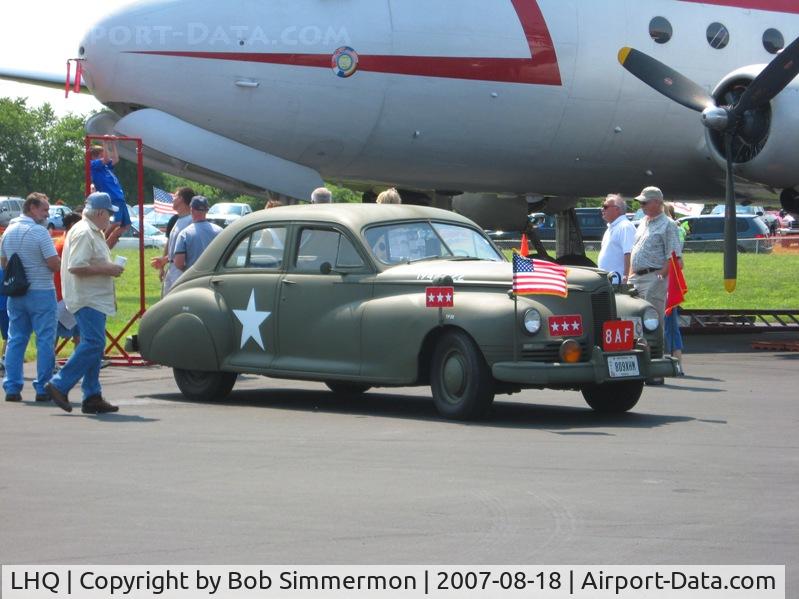 Fairfield County Airport (LHQ) - 1942 Packard and C54 at Wings of Victory - Lancaster, OH